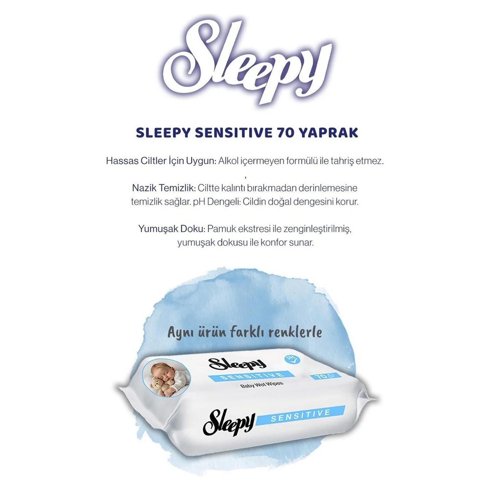 Sensitive Eco Islak Mendil 4x70 Adet