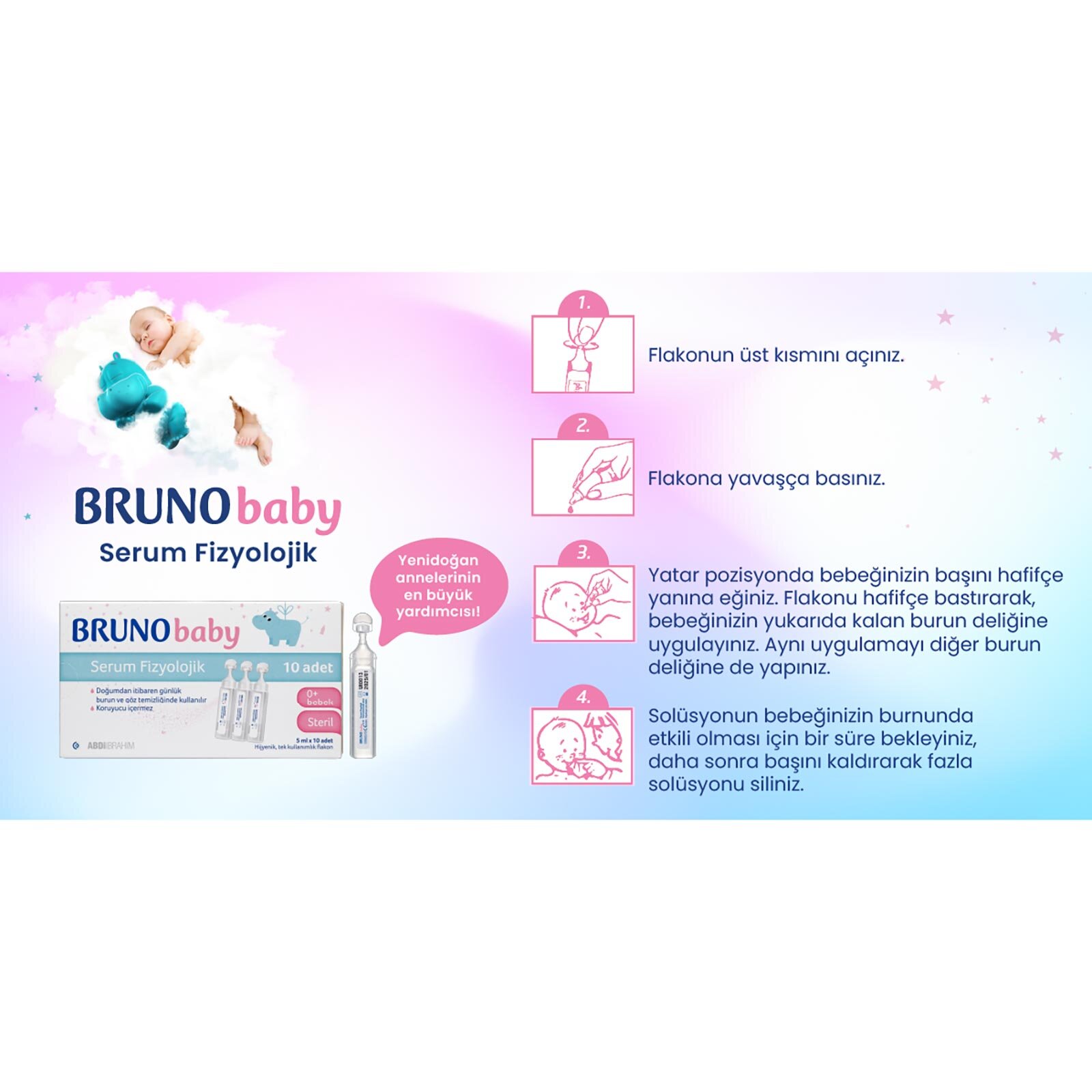 Serum Fizyolojik 5 ml x 10 Flakon Serum Fizyolojik 5 ml x 10 Flakon