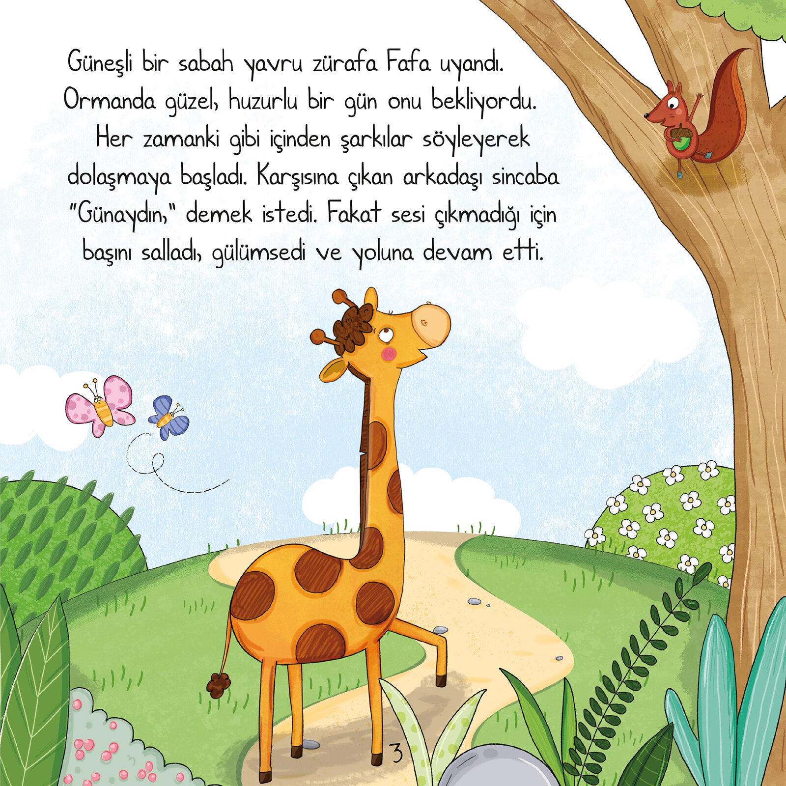Sesini Arayan Zürafa Bebek Masal Kitabı Ezo Sunal