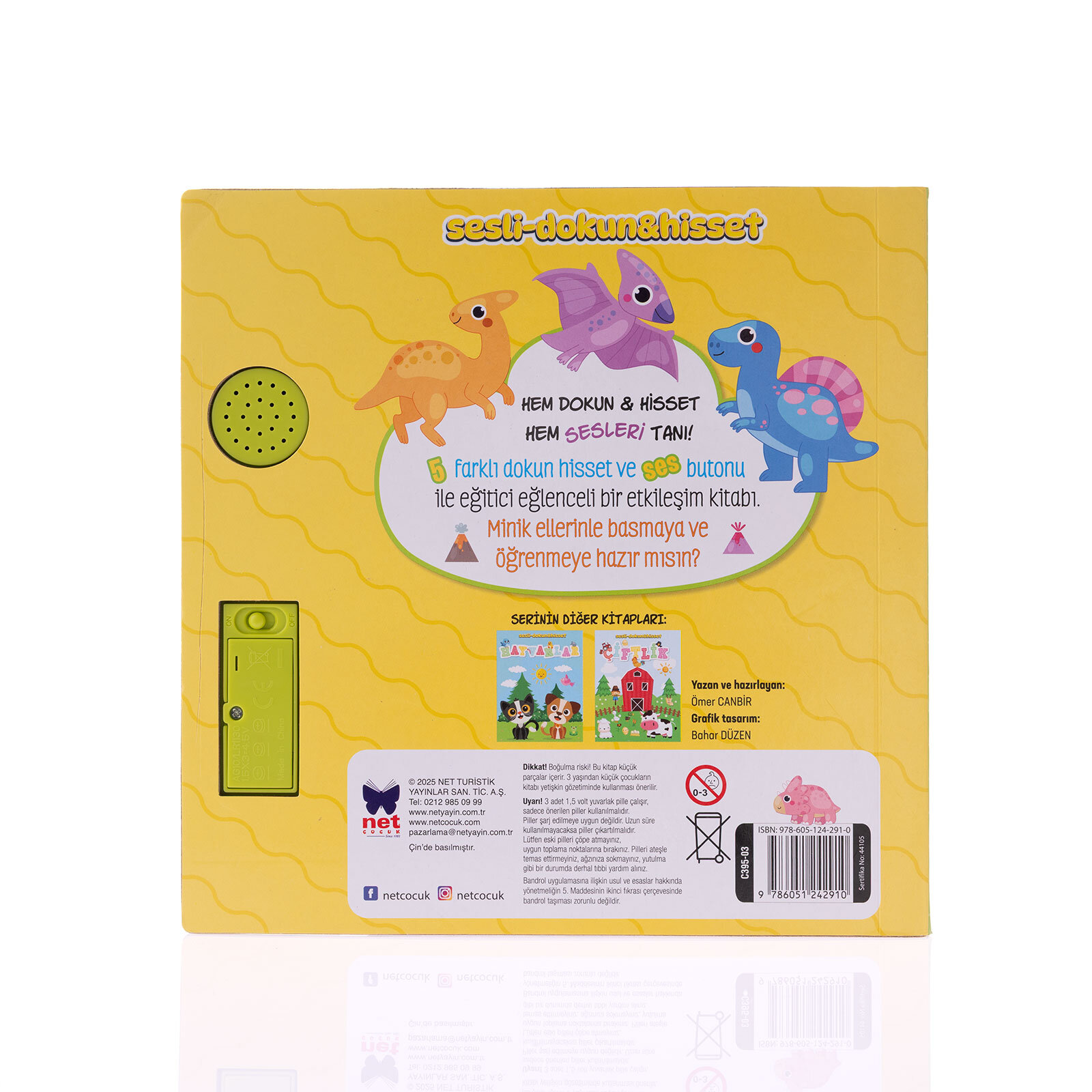 Sesli Dokun Hisset-Dinozorlar Sesli Dokun Hisset-Dinozorlar