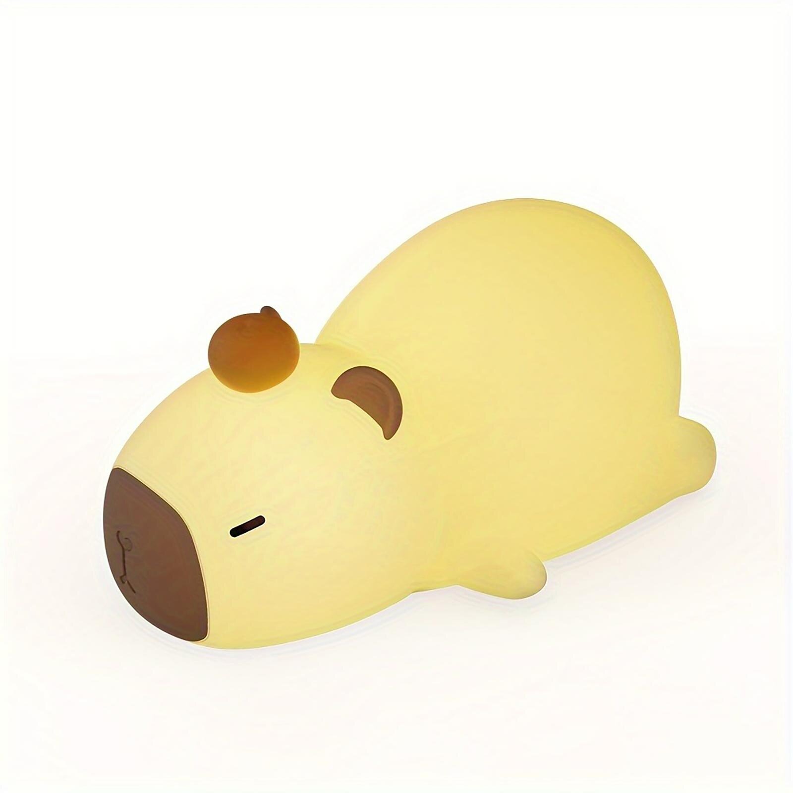 Sevimli Capybara Ayarlanabilir Şarjlı Gece Lambası