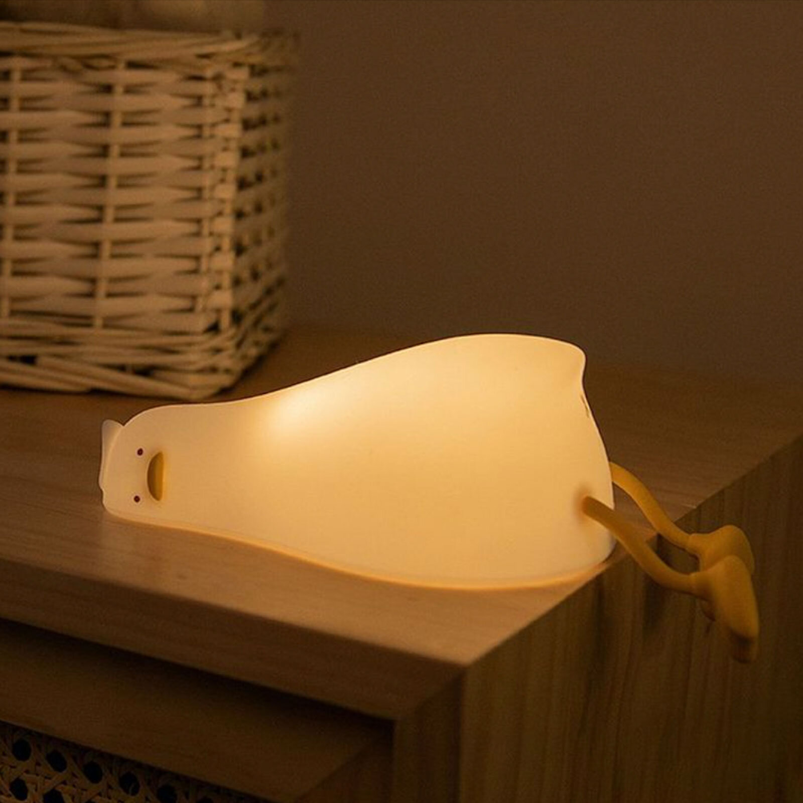 Çocuk Sevimli Ördek Silikon Gece Lambası Çocuk Sevimli Ördek Silikon Gece Lambası