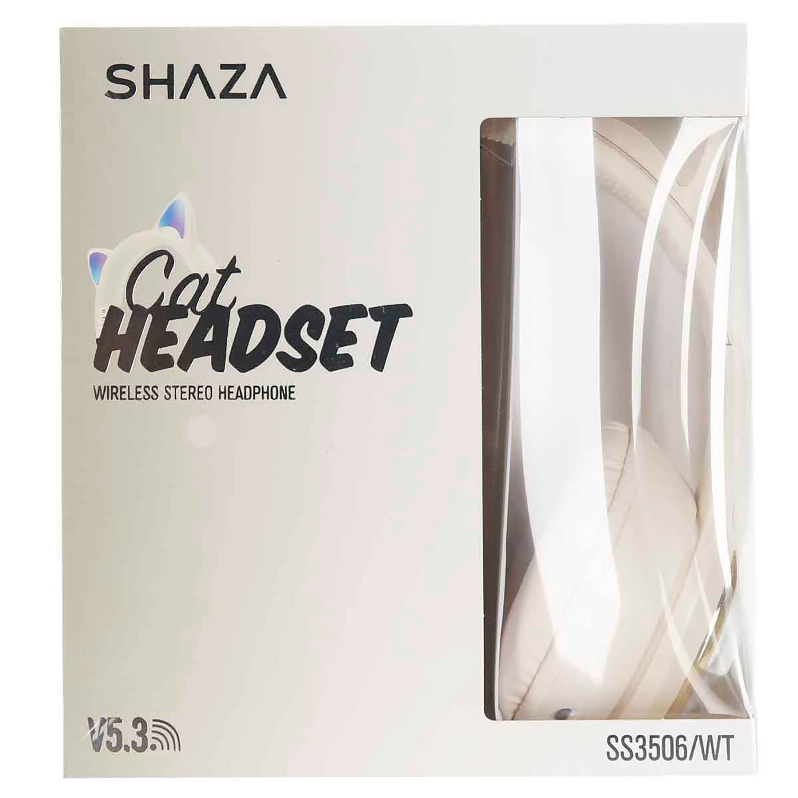 SHAZA Kulaküstü Bluetooth Kedili Çoçuk Kulaklık / Beyaz