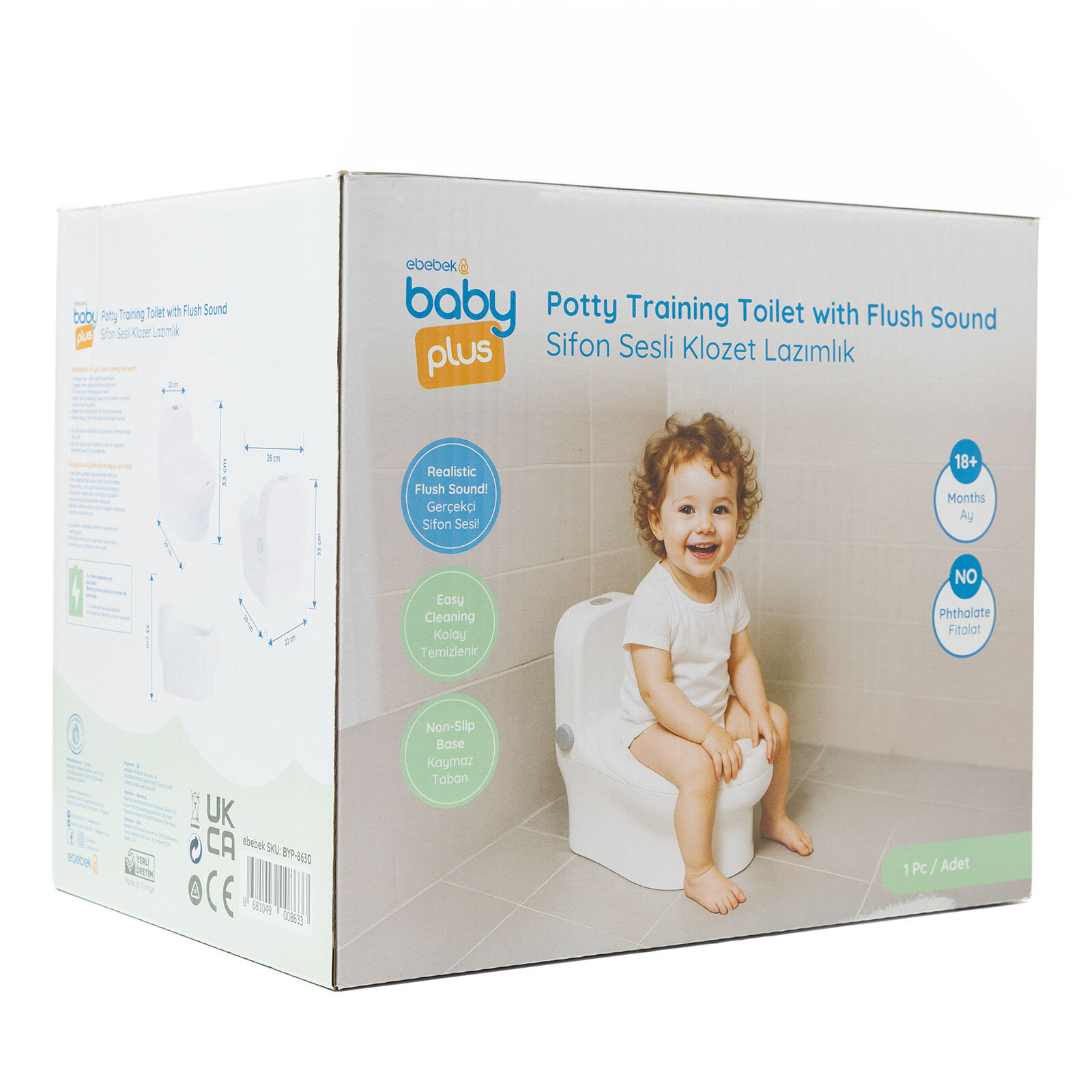 Sifon Sesli Klozet Lazımlık