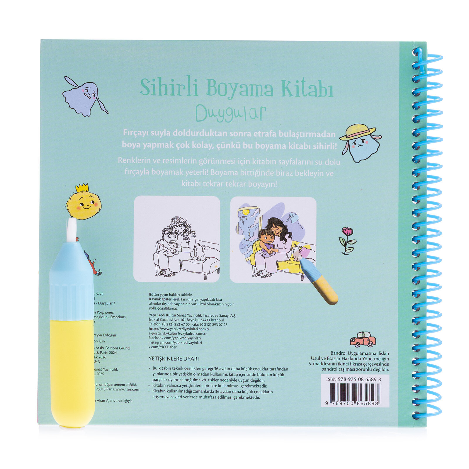 Sihirli Boyama Kitabı - Duygular Sihirli Boyama Kitabı - Duygular