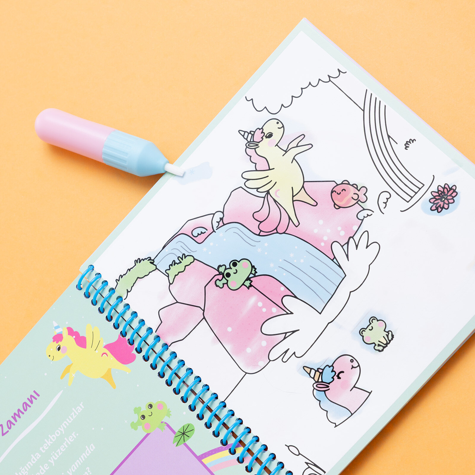 Sihirli Boyama Kitabı - Tek Boynuzlar