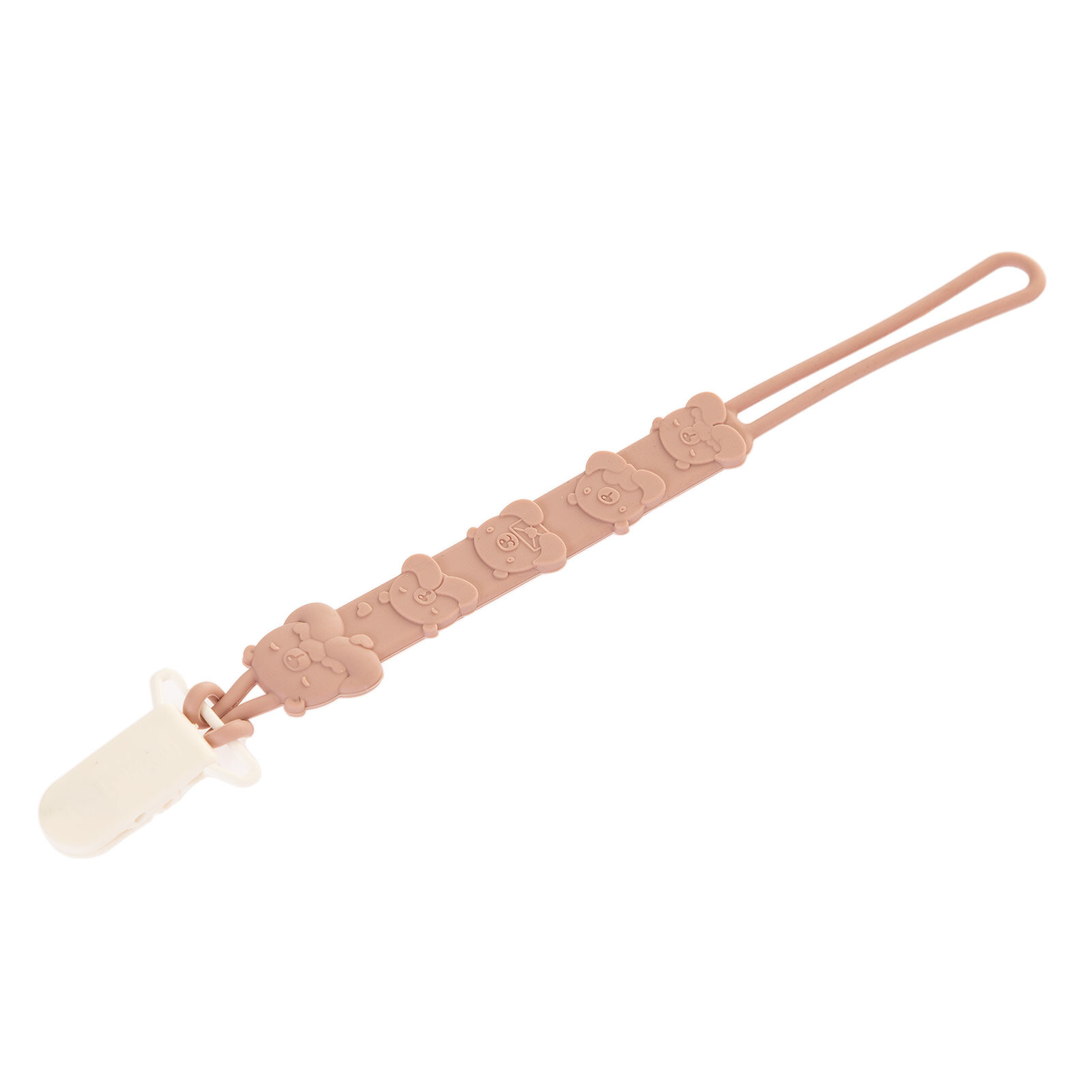 Silikon Emzik Askısı - Pembe