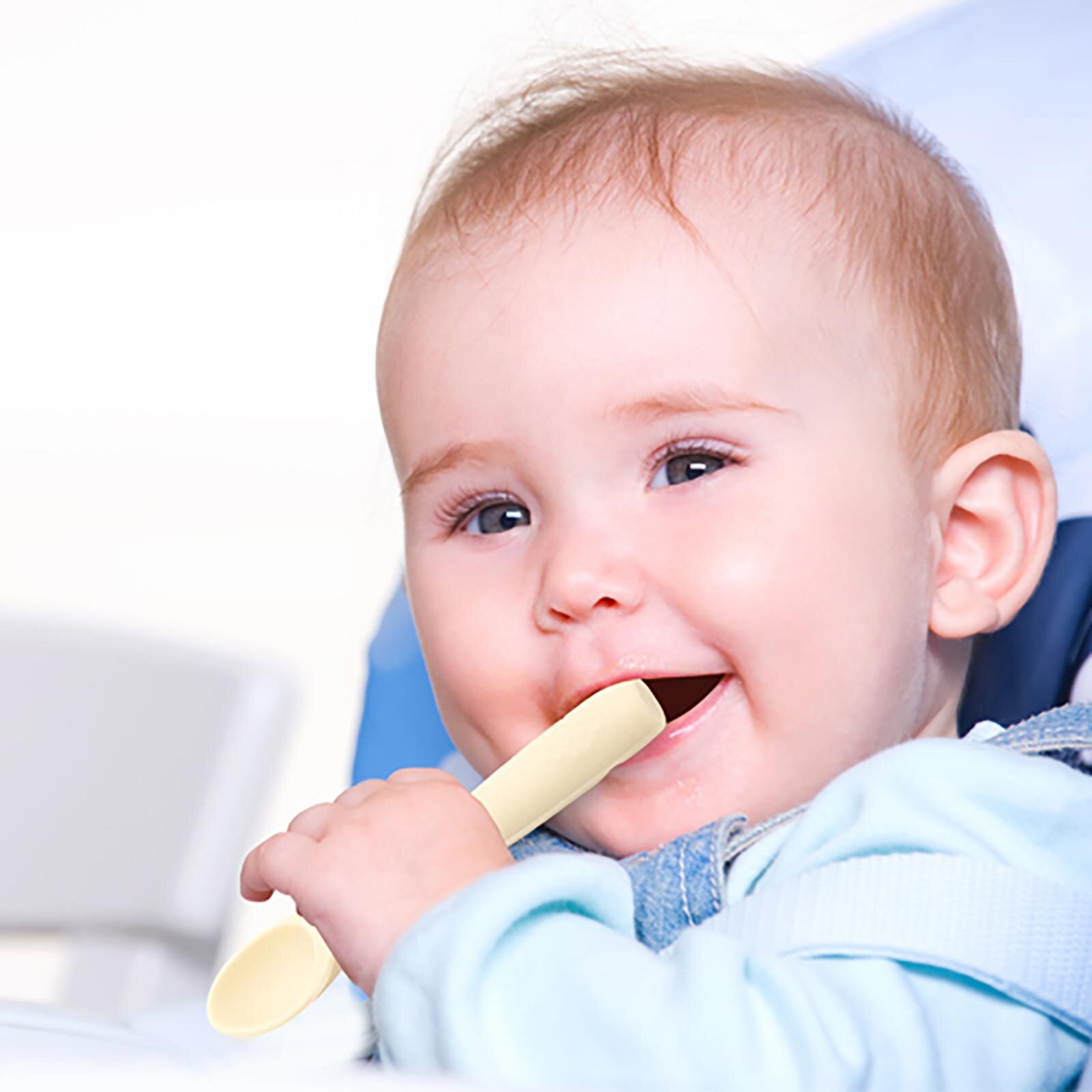 Silikon Kaşık - Ekru