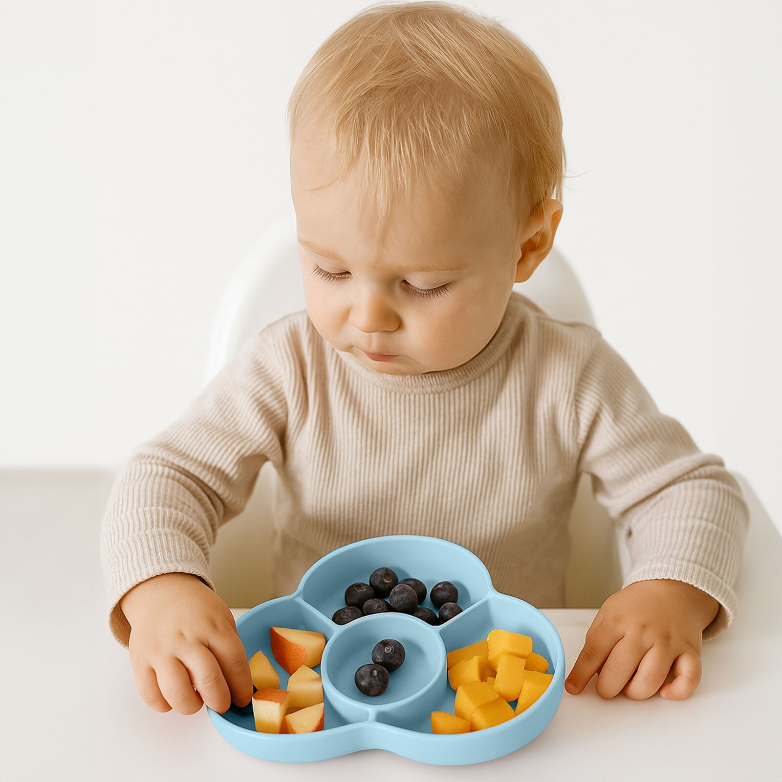 Nanninom Silikon Sürpriz Tabak Mavi Nanninom Silikon Sürpriz Tabak Mavi