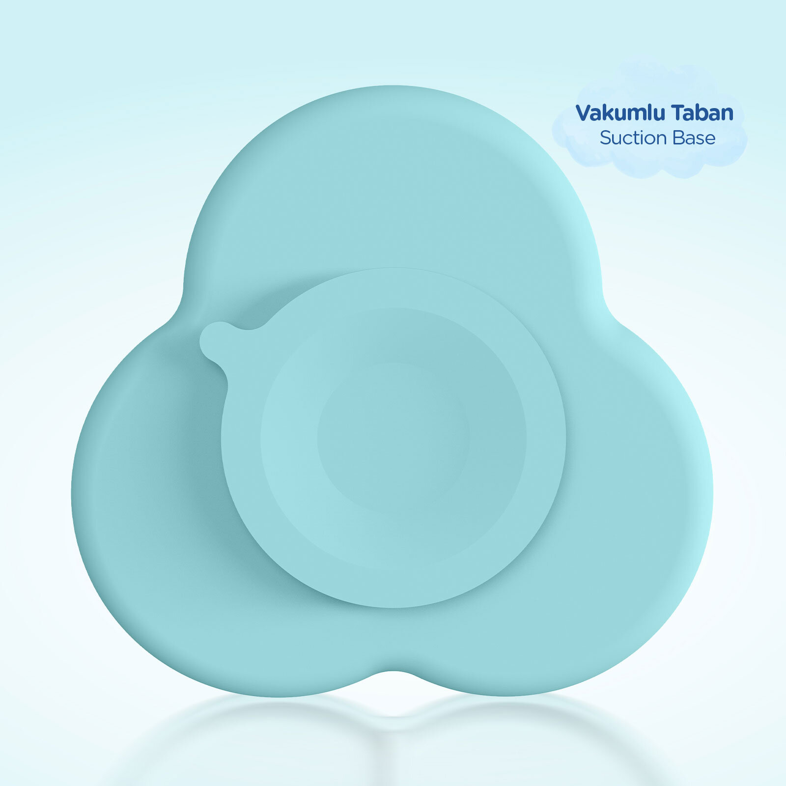 Nanninom Silikon Sürpriz Tabak Mavi Nanninom Silikon Sürpriz Tabak Mavi