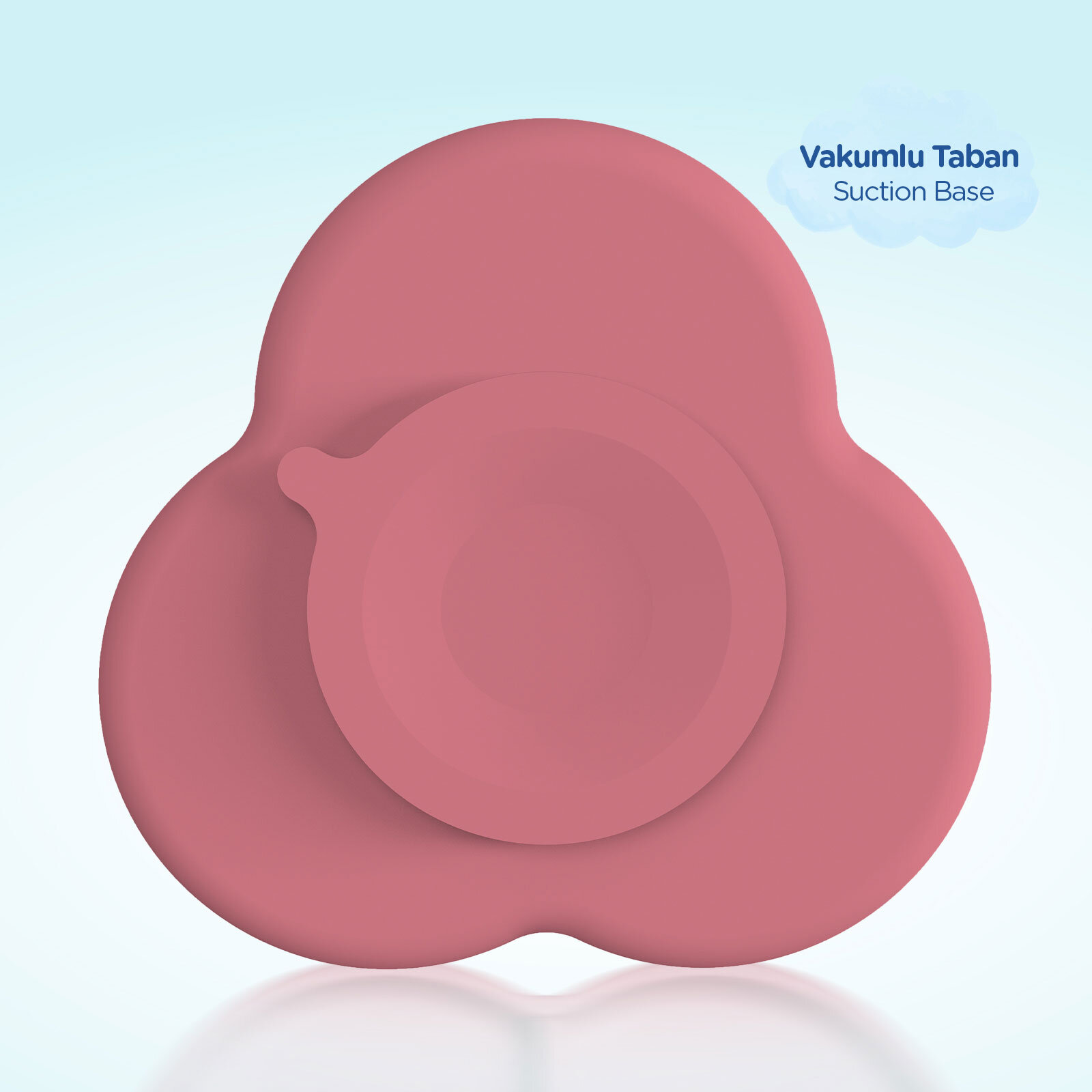 Nanninom Silikon Sürpriz Tabak Pembe