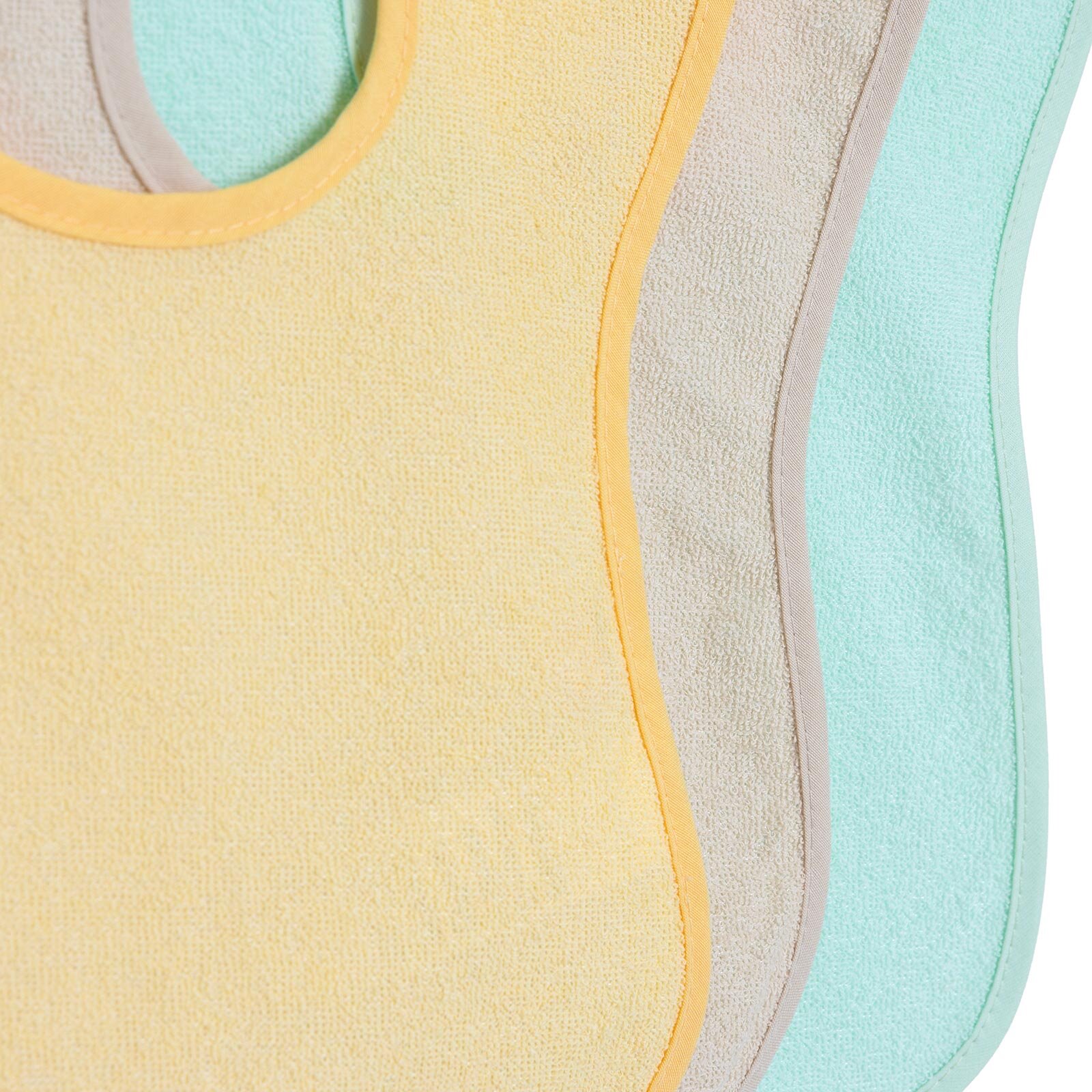 Sıvı Geçirmez Renkli Mama Önlük 3'lü