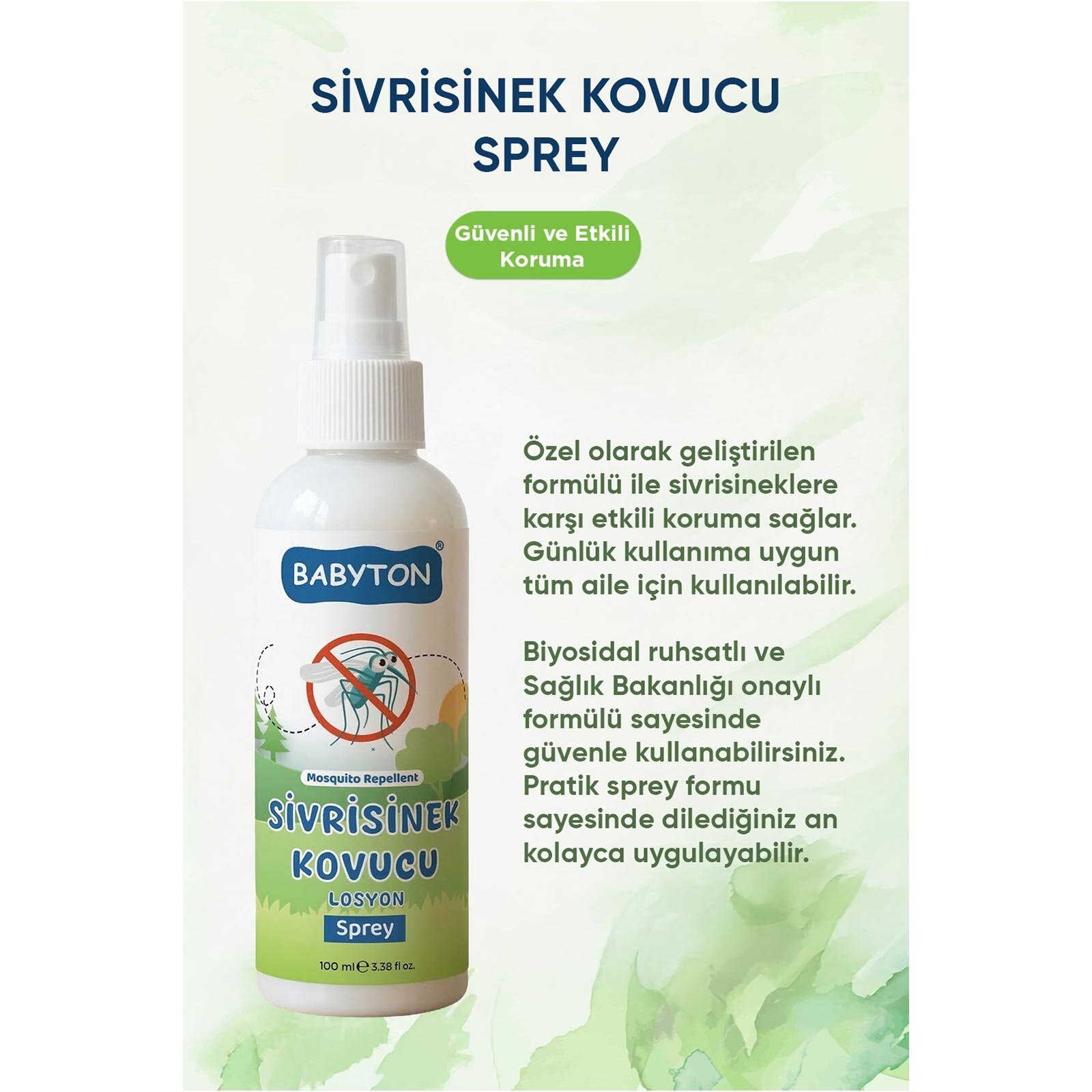 Sivrisinek Kovucu Losyon 100 ml
