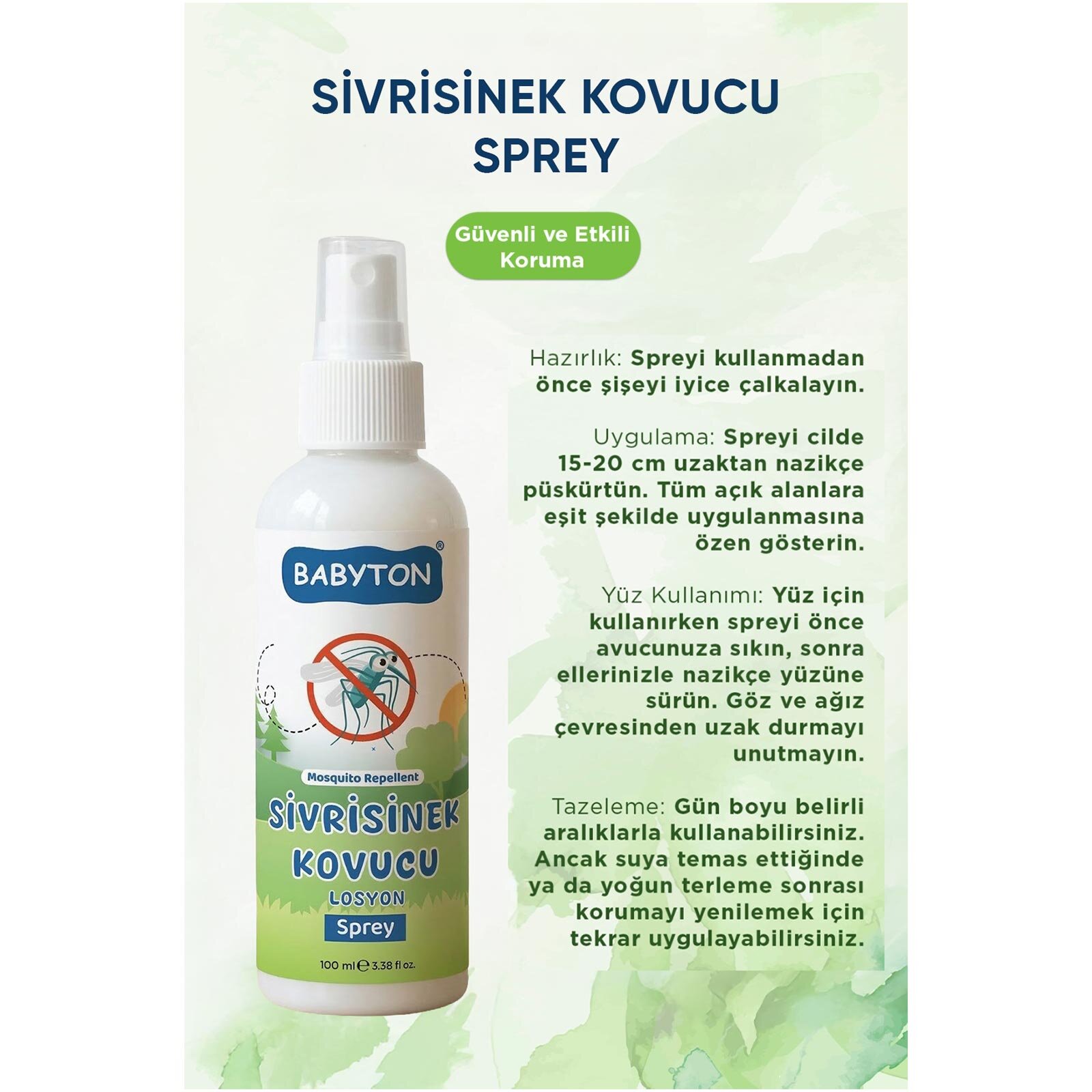Sivrisinek Kovucu Losyon 100 ml