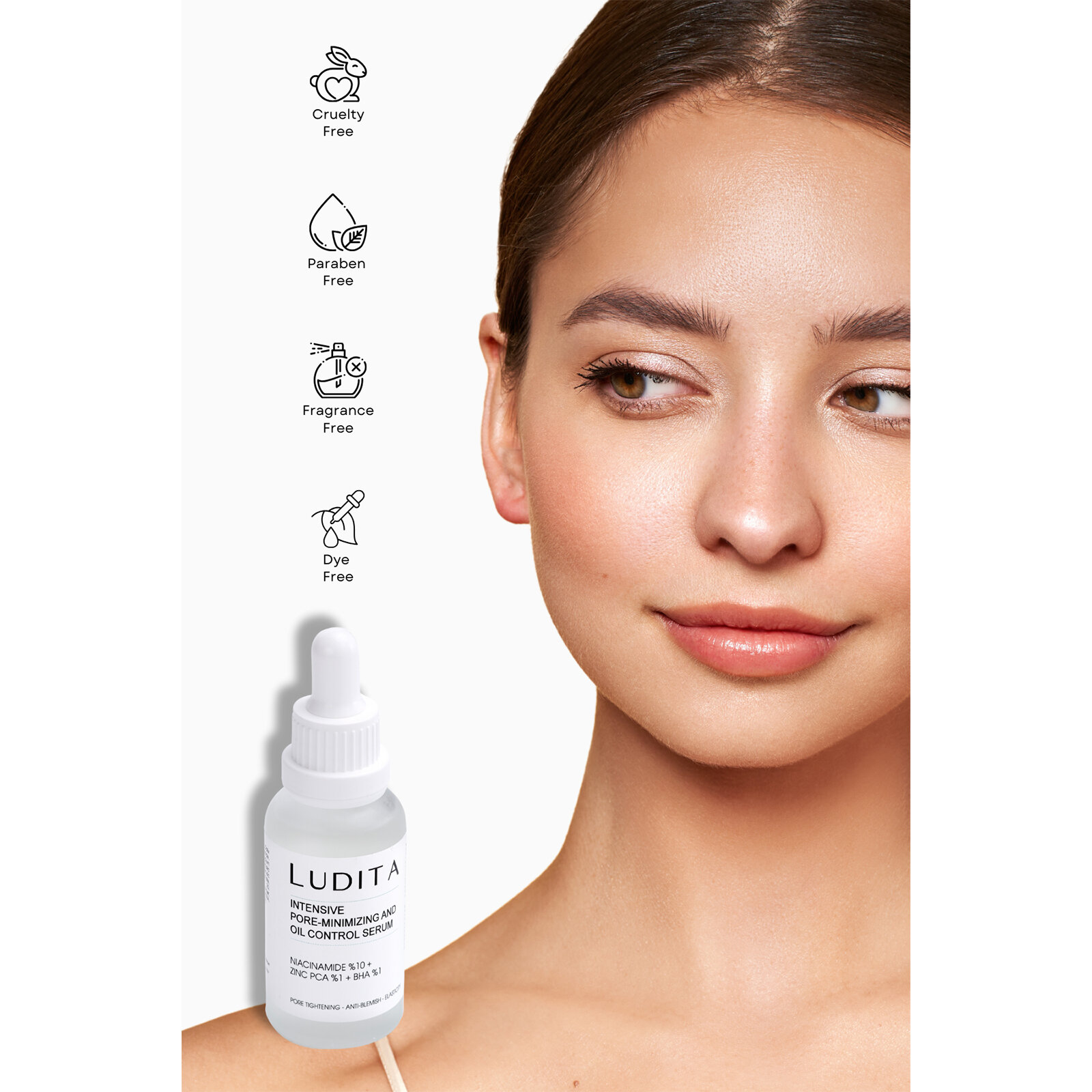 Siyah Nokta ve Sivilce Oluşumunu Gidermeye Yardımcı Serum (Niacinamide 10%+Zınc Pca1%) Siyah Nokta ve Sivilce Oluşumunu Gidermeye Yardımcı Serum (Niacinamide 10%+Zınc Pca1%)