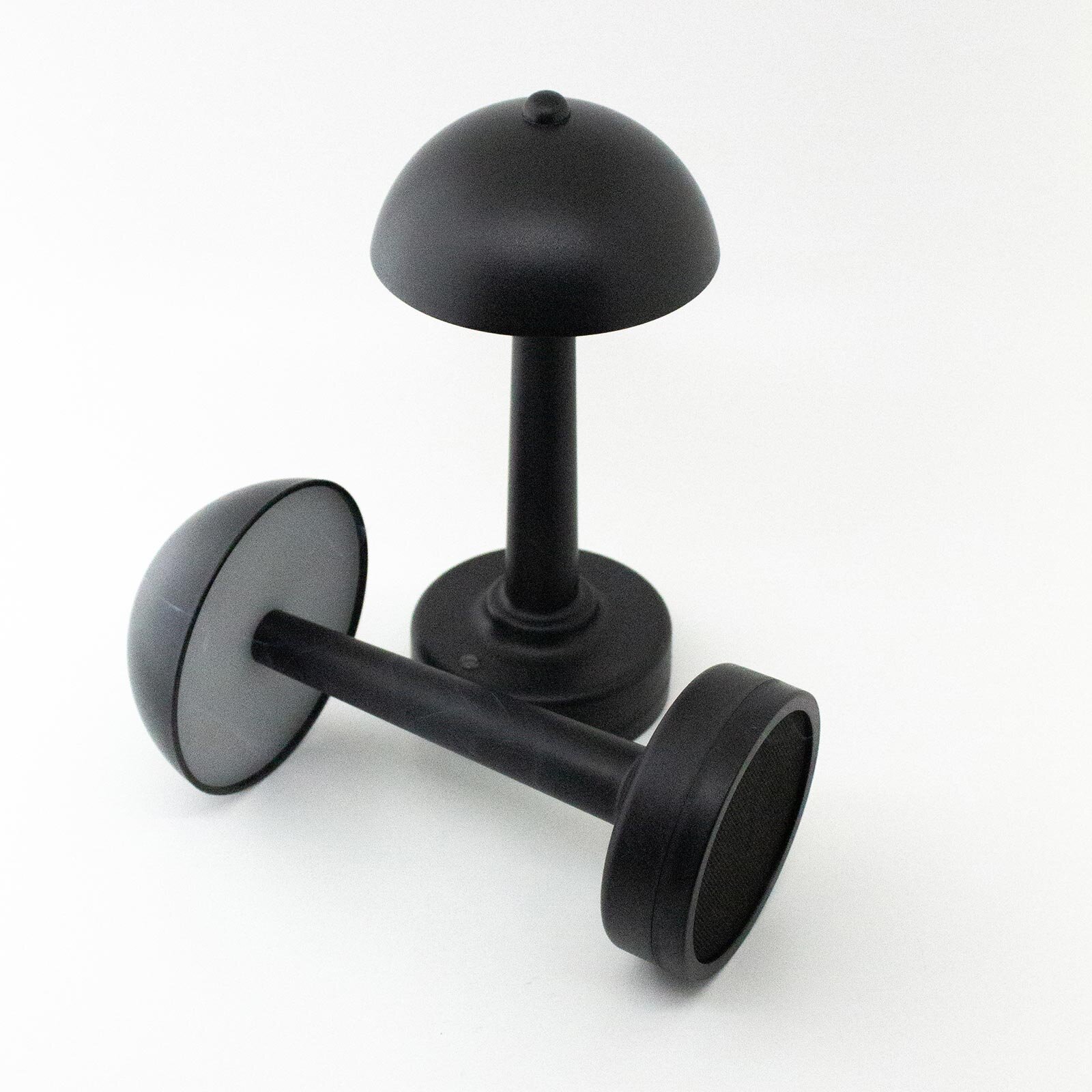 Şarjlı ve 3 Kademe Işık Ayarlı Masa Lambası Siyah