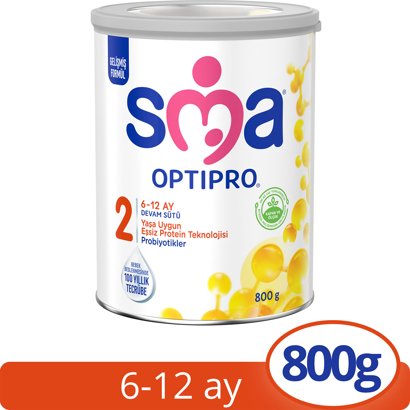 Optipro Probiyotik 2 Bebek Devam Sütü 800 gr 6-12 Ay
