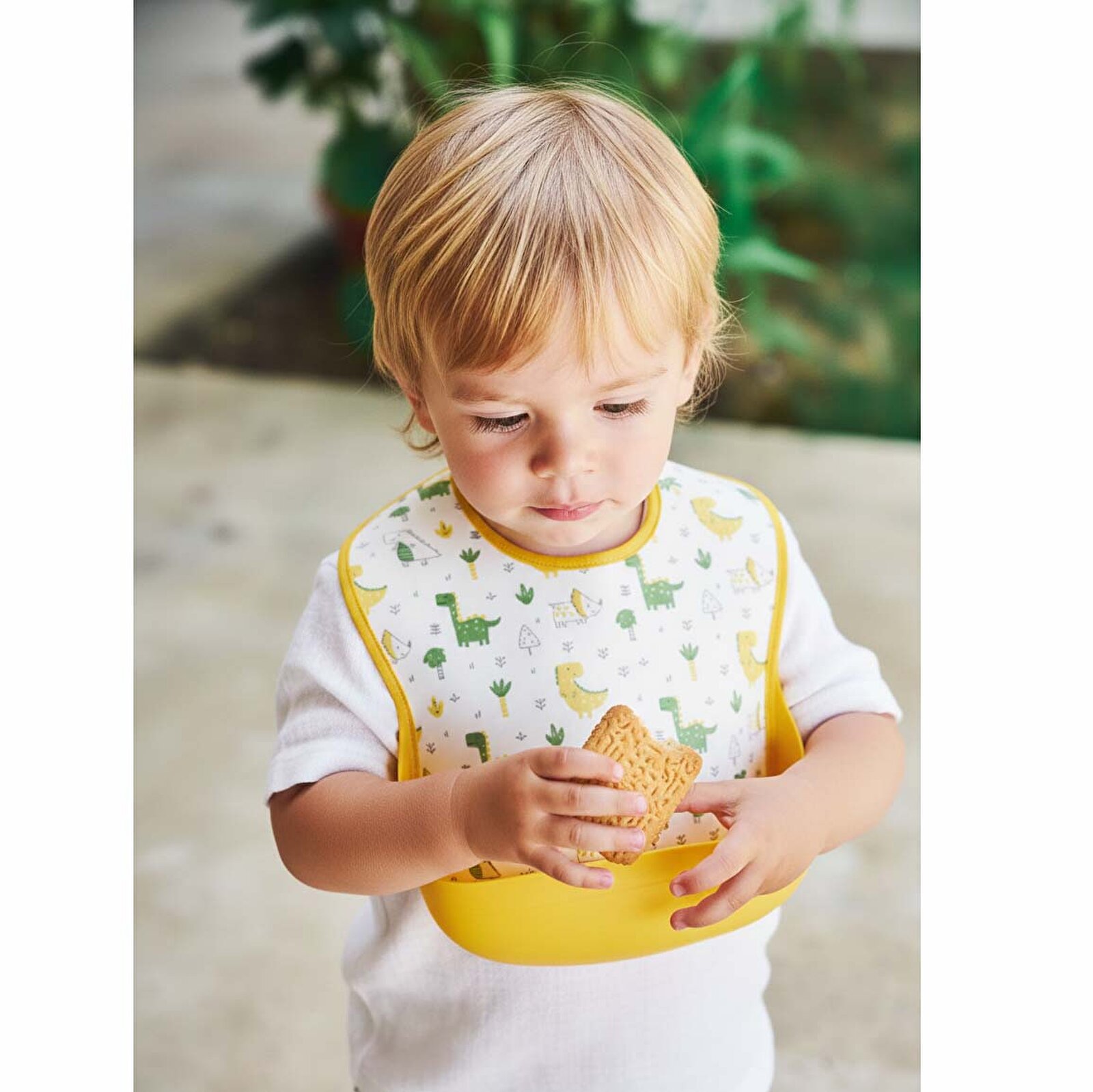 Smart Bebek Mama Önlük - Dino