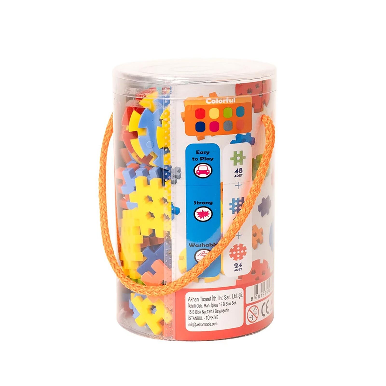 Yaratıcı Waffle Yapı Blokları Seti 120 Parça