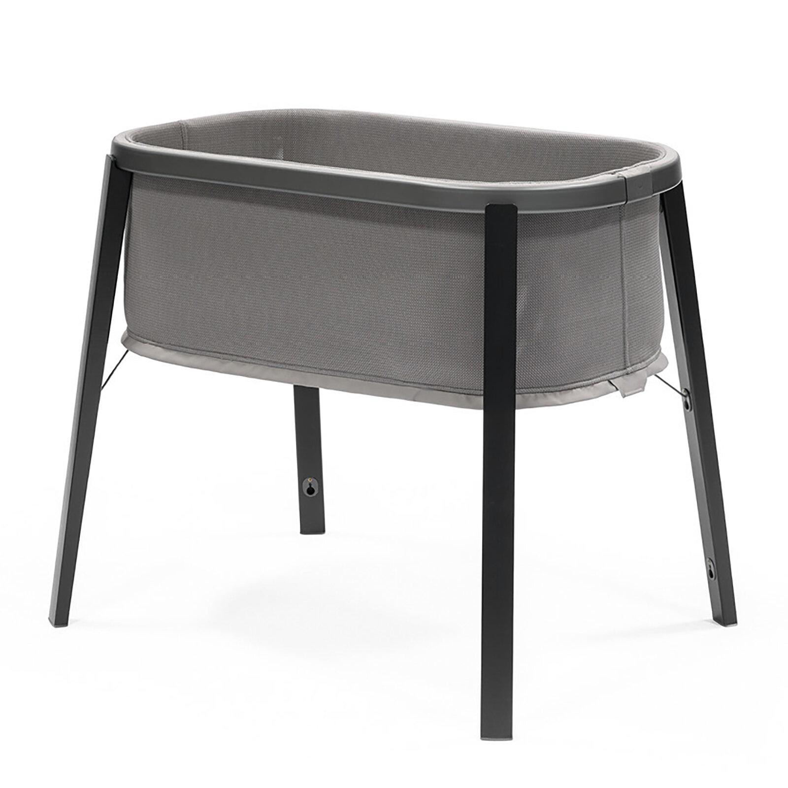 Snoozi Portatif Anne Yanı Beşik Gri