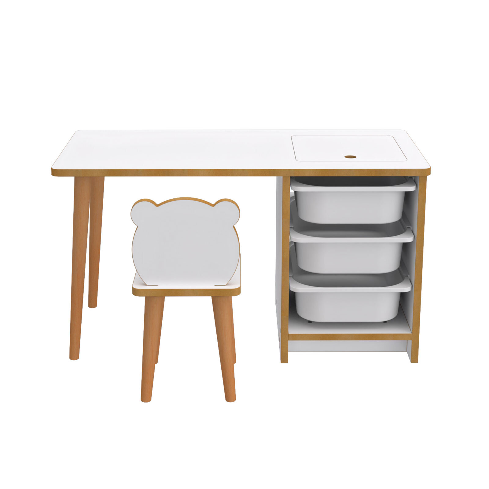 Soho 3 Sepetli Çok Amaçlı Aktivite Masası