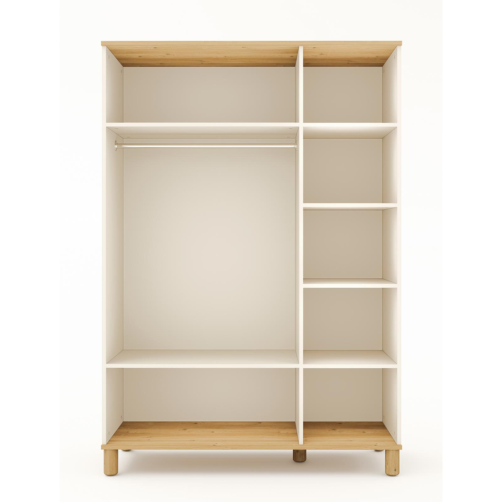 Solid 3 Kapaklı Dolap