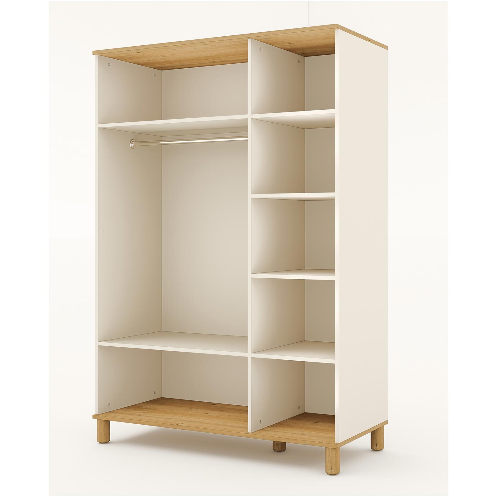 Solid 3 Kapaklı Dolap