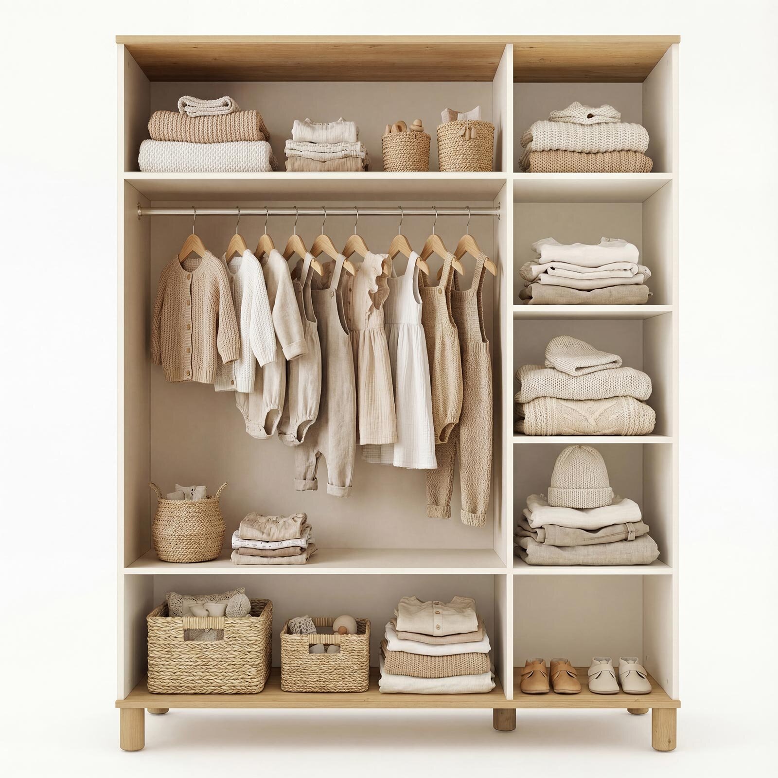 Solid 3 Kapaklı Dolap