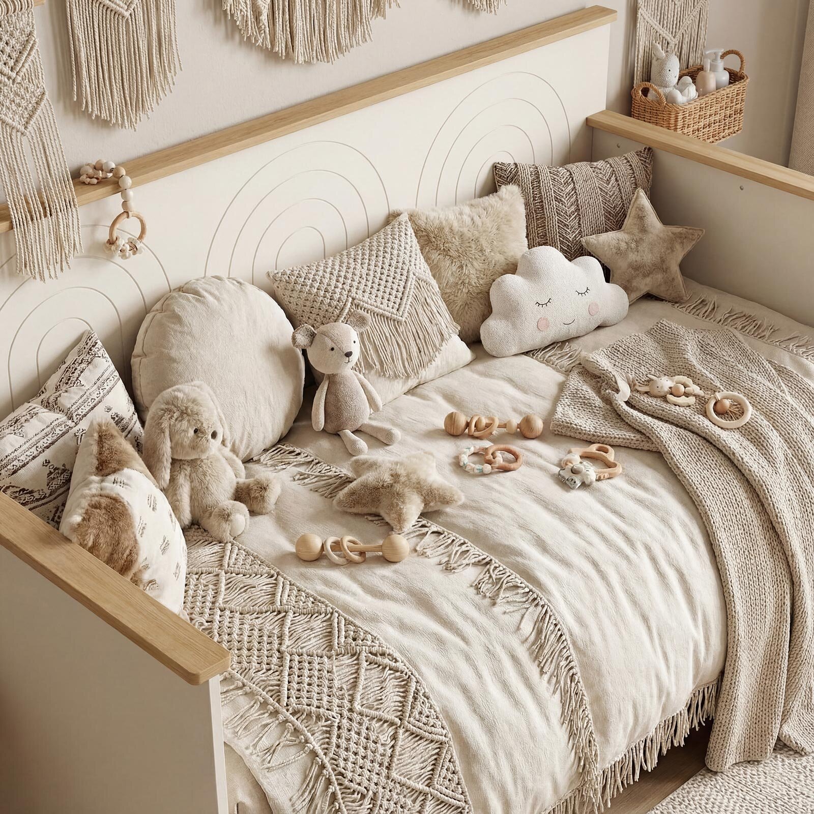 Solid Sedir Karyola 90X190