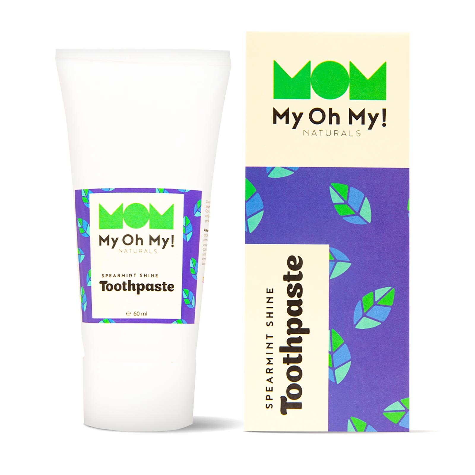 Spearmint Shine | Organik Tatlı Nane Uçucu Yağlı Florürlü Çocuk Diş Macunu