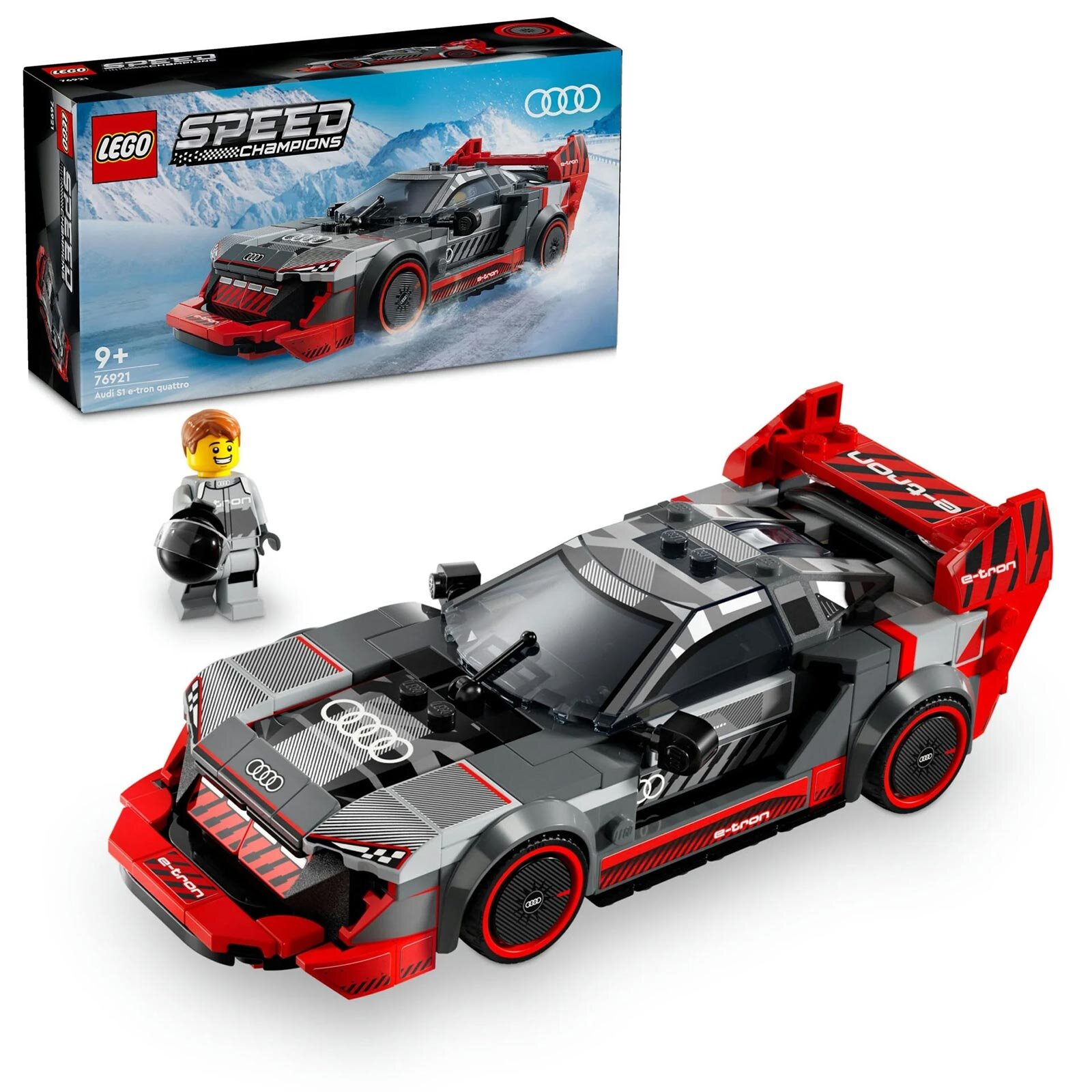 Speed Champions Audi S1 e-tron quattro Yarış Arabası 76921 - 9 Yaş ve Üzeri Çocuklar için K