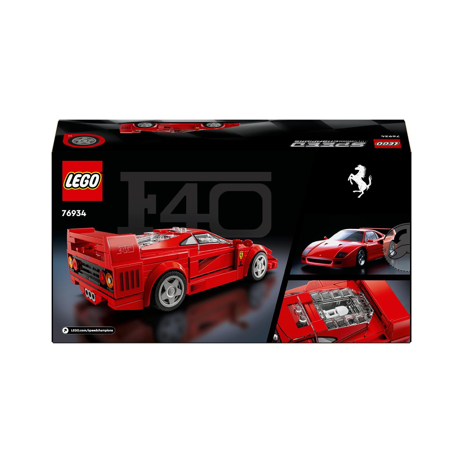 Speed Champions Ferrari F40 Süper Araba Oyuncak Araç 76934 Speed Champions Ferrari F40 Süper Araba Oyuncak Araç 76934