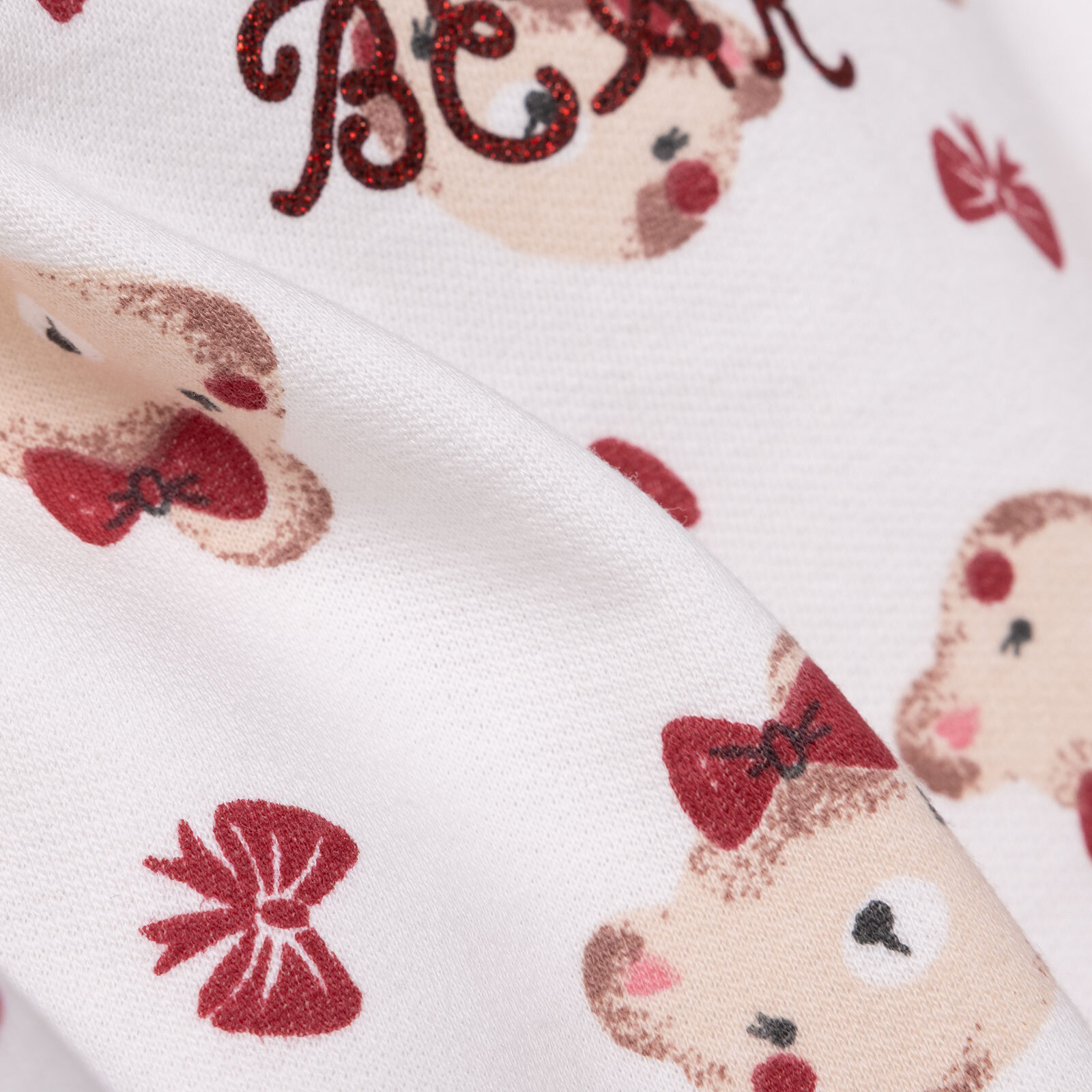 Kız Bebek Sweatshirt Şardonlu İki İplik Bisiklet Yaka Uzun Kol Kız Bebek Sweatshirt Şardonlu İki İplik Bisiklet Yaka Uzun Kol