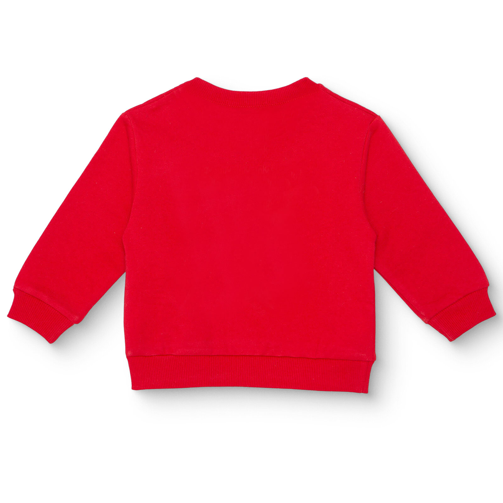 Kız Bebek Sweatshirt Şardonlu İki İplik Bisiklet Yaka Uzun Kol