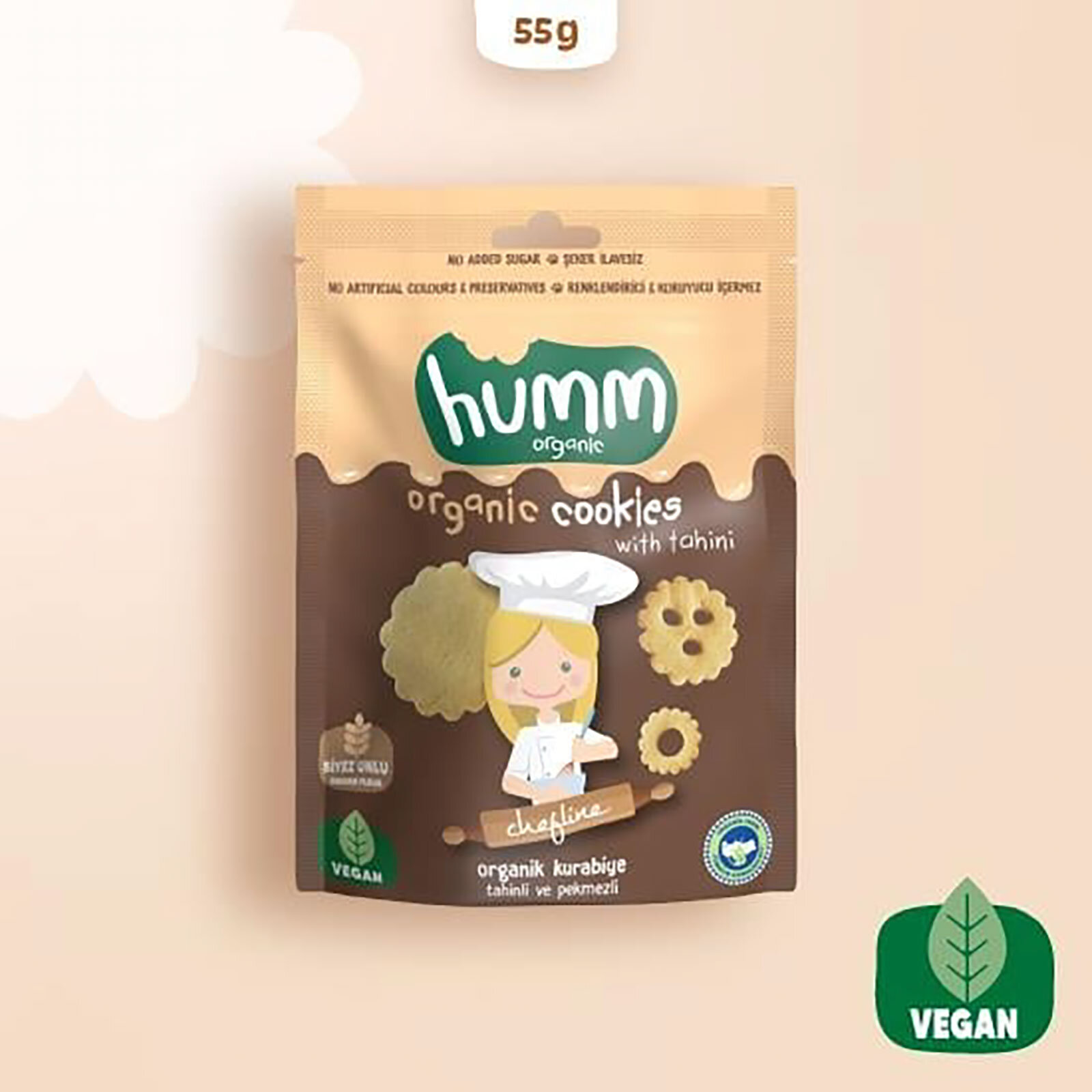 Tahinli Pekmezli Vegan Kurabiye 55 g