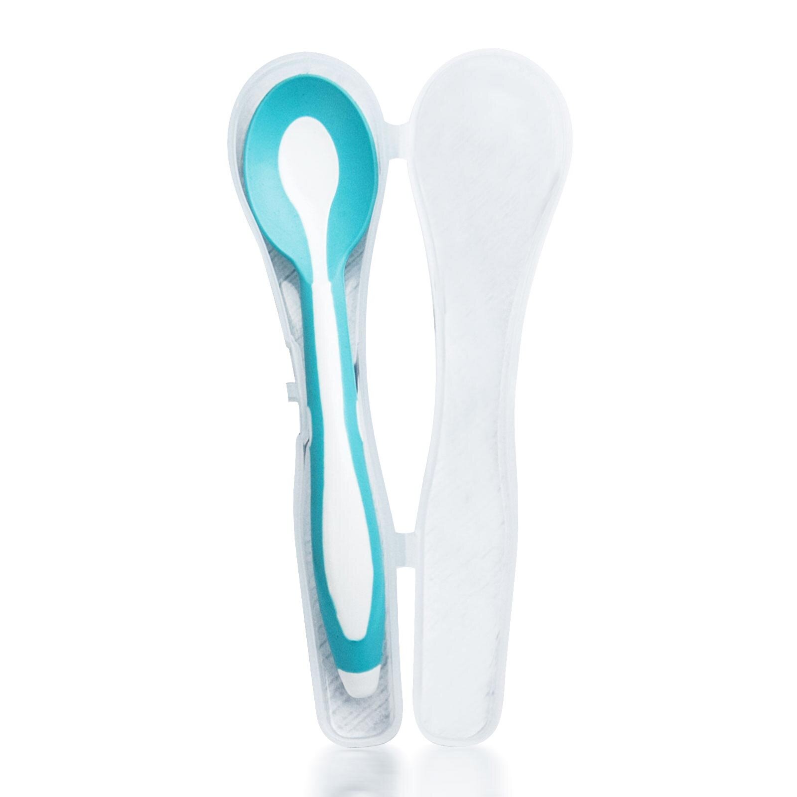 Taşıma Kutulu MamaKaşığı Yumuşak Uçlu Mavi Taşıma Kutulu MamaKaşığı Yumuşak Uçlu Mavi