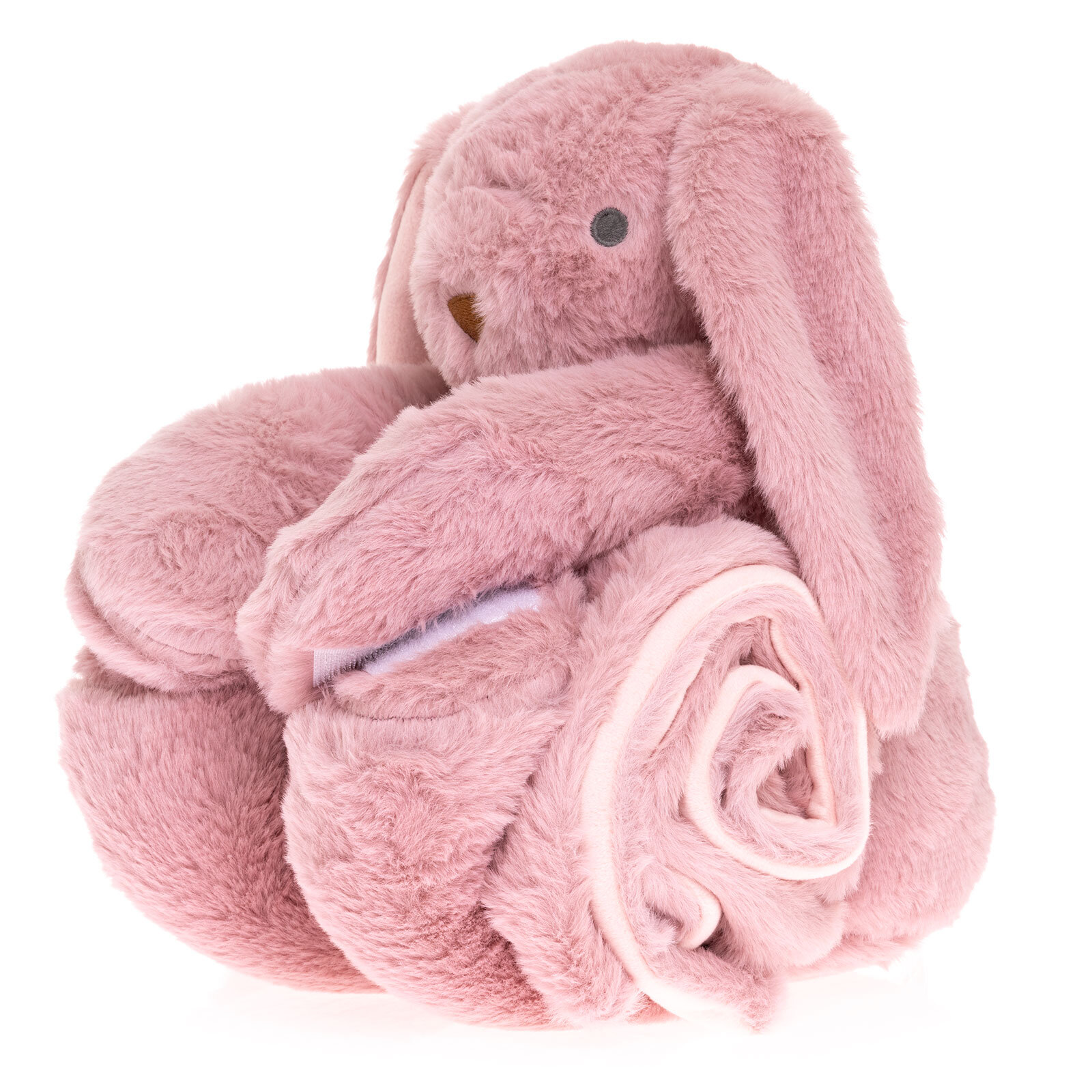 Tavşan Oyuncaklı Kız Battaniye 70x78 cm Kız Bebek Tavşan Oyuncaklı Kız Battaniye 70x78 cm Kız Bebek