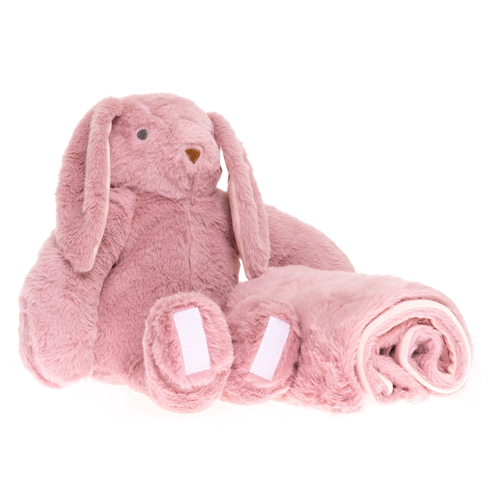 Tavşan Oyuncaklı Kız Battaniye 70x78 cm Kız Bebek Tavşan Oyuncaklı Kız Battaniye 70x78 cm Kız Bebek