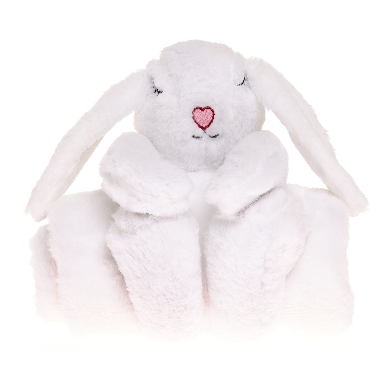 Tavşan Oyuncaklı Unisex Battaniye 58x68 cm Unisex