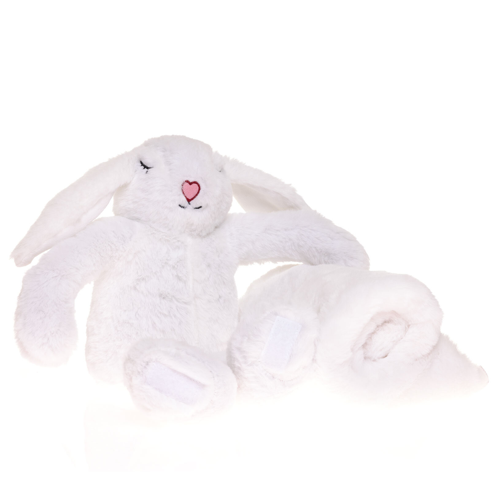 Tavşan Oyuncaklı Unisex Battaniye 58x68 cm Unisex