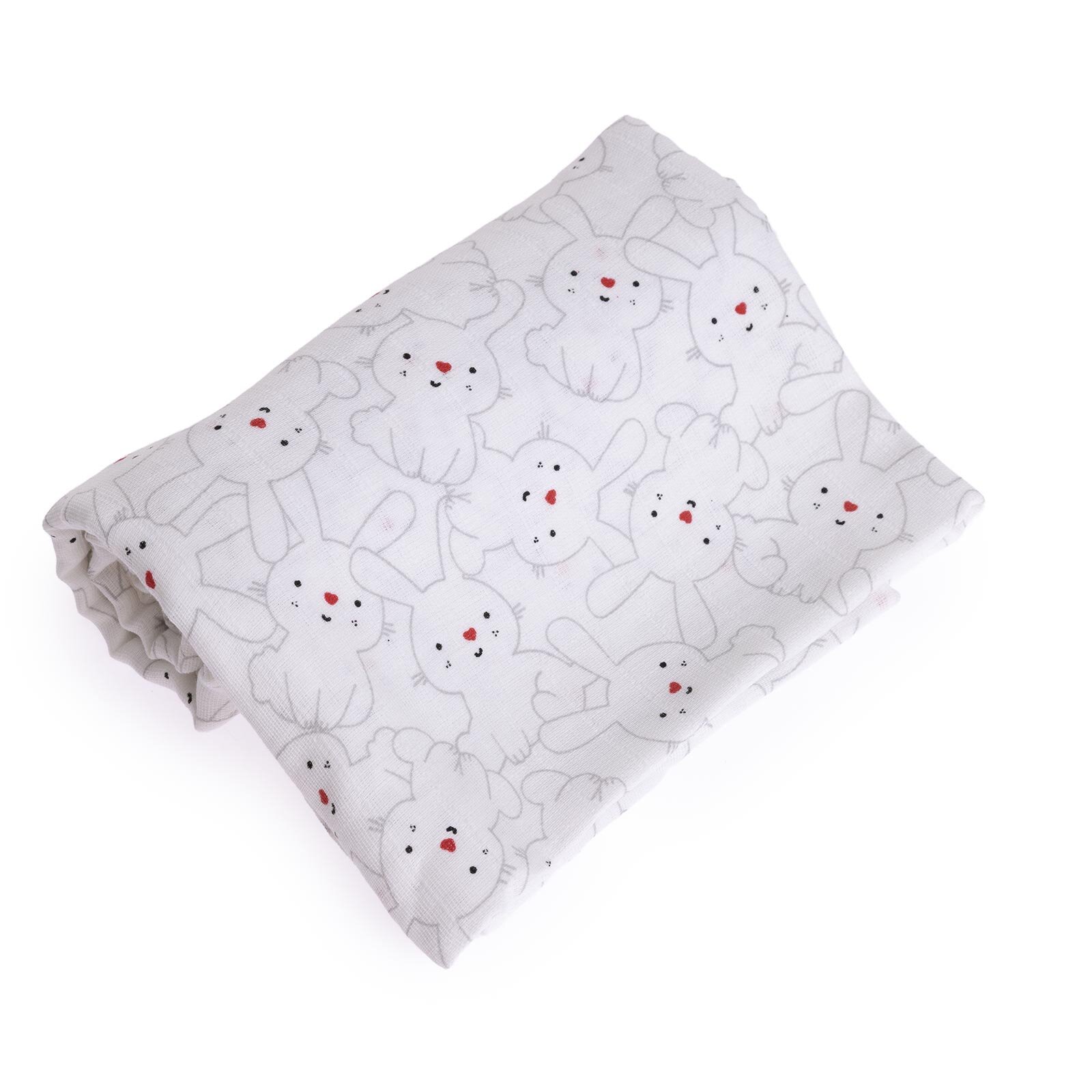 Tavşanlı Kız Müslin Battaniye Kız Bebek