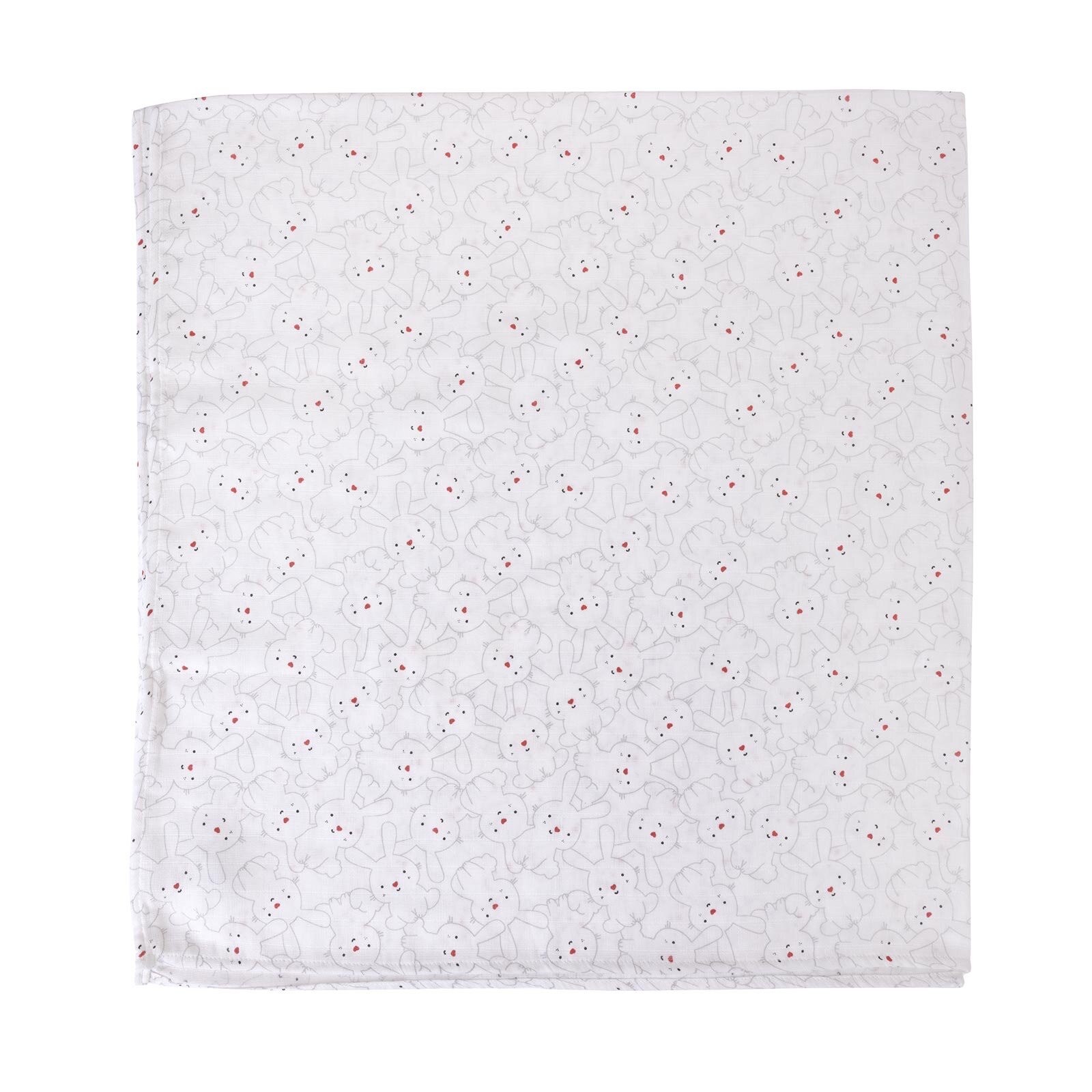 Tavşanlı Kız Müslin Battaniye Kız Bebek