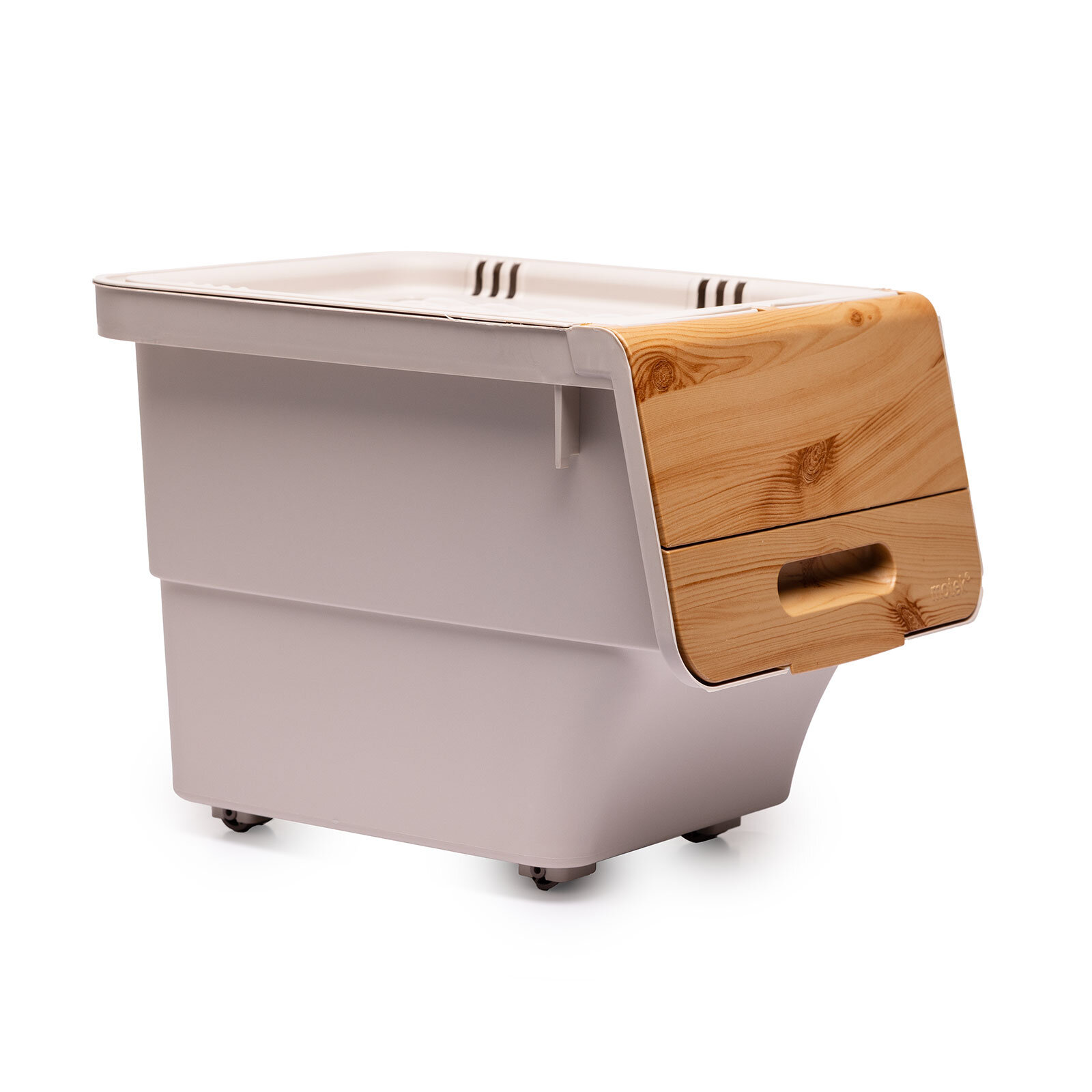 Tekerlekli Bambu Organizer 12 LT