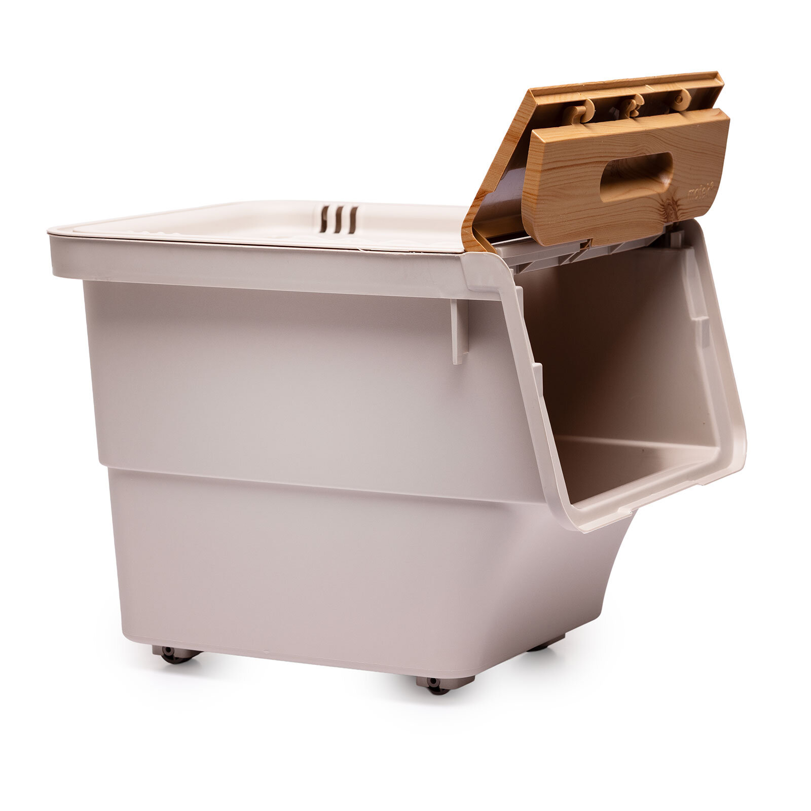 Tekerlekli Bambu Organizer 12 LT