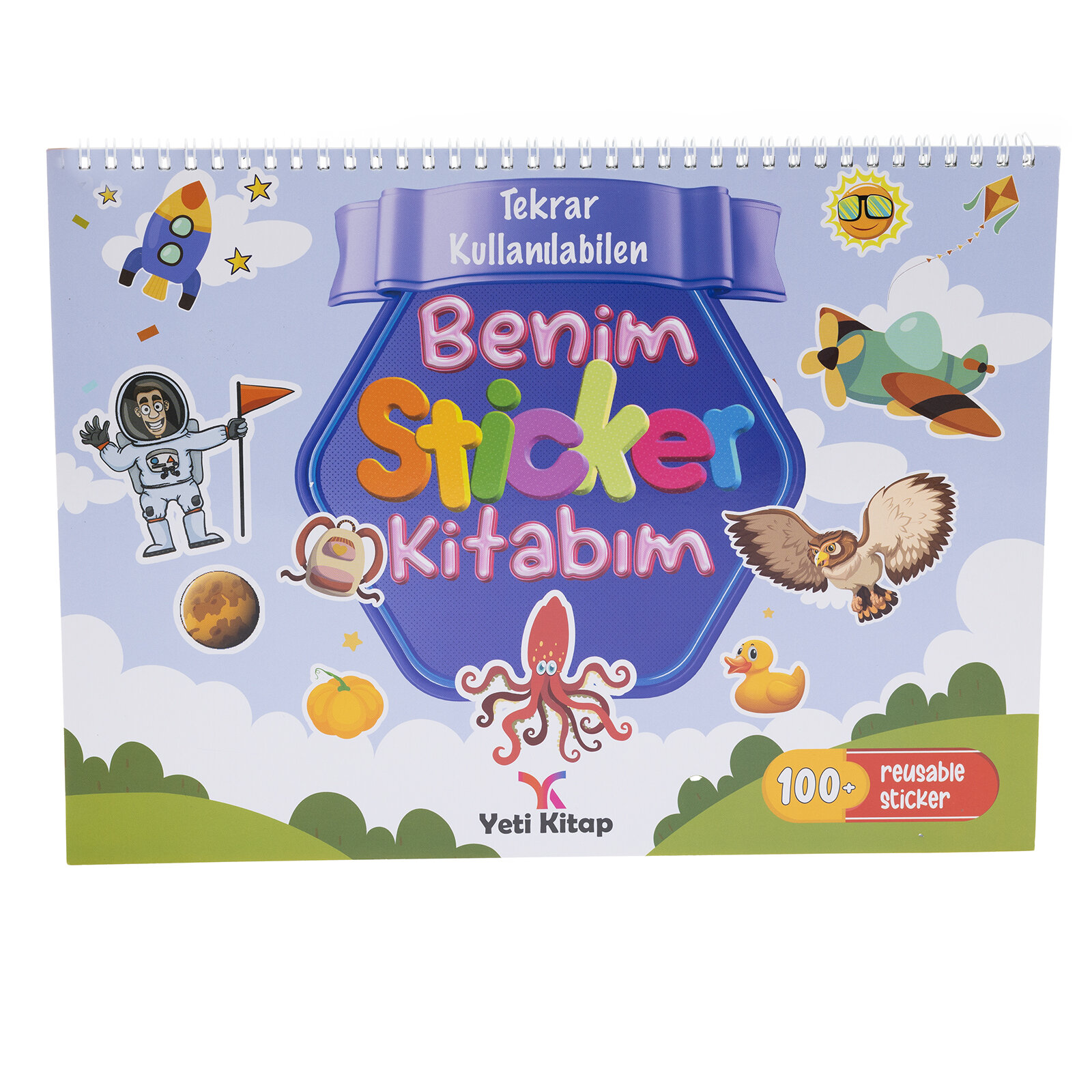 Tekrar kullanılabilen sticker kitabım