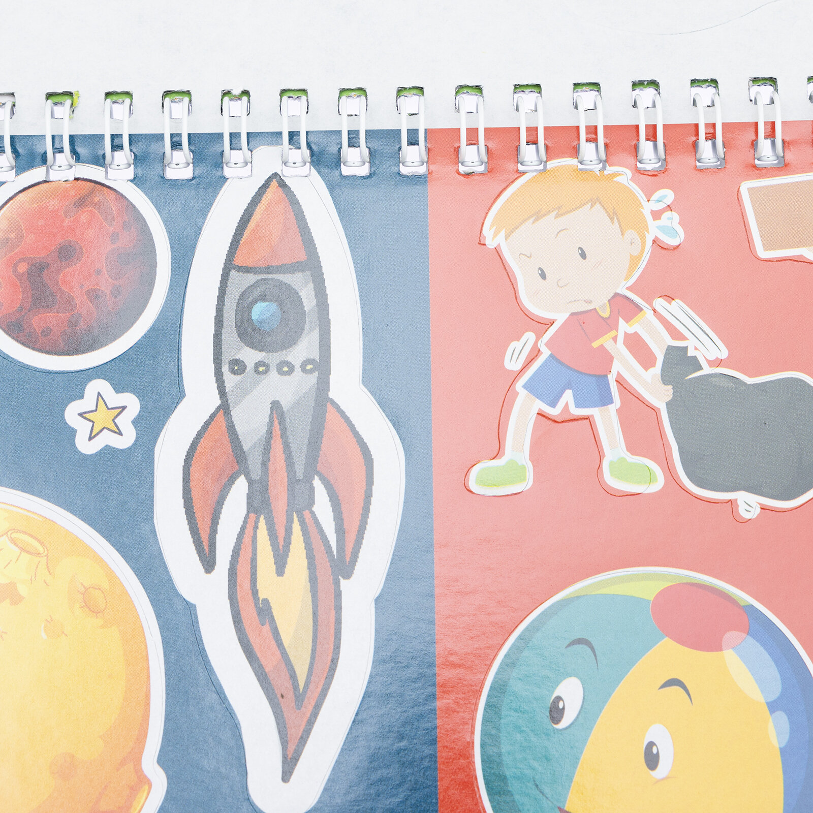 Tekrar kullanılabilen sticker kitabım