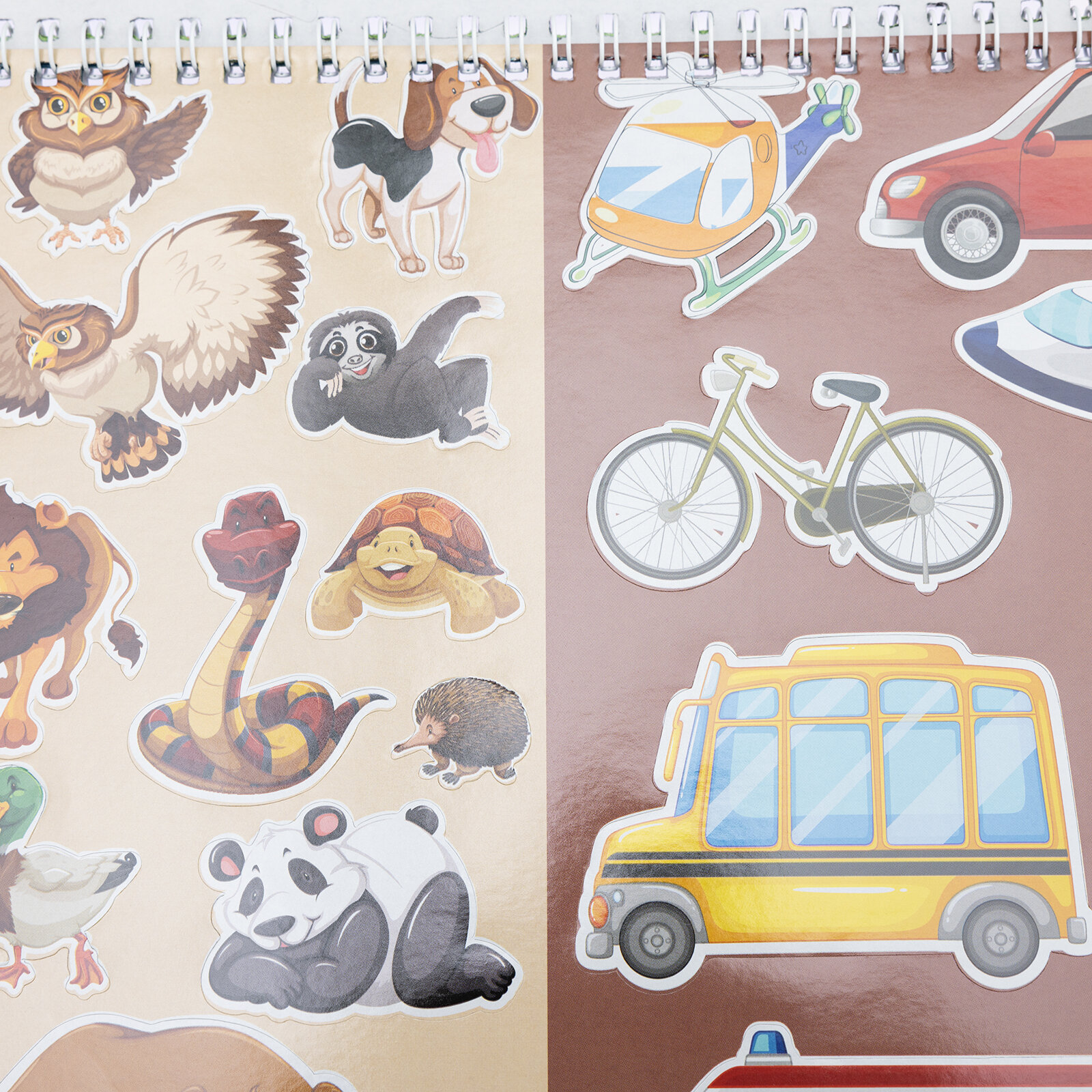 Tekrar kullanılabilen sticker kitabım