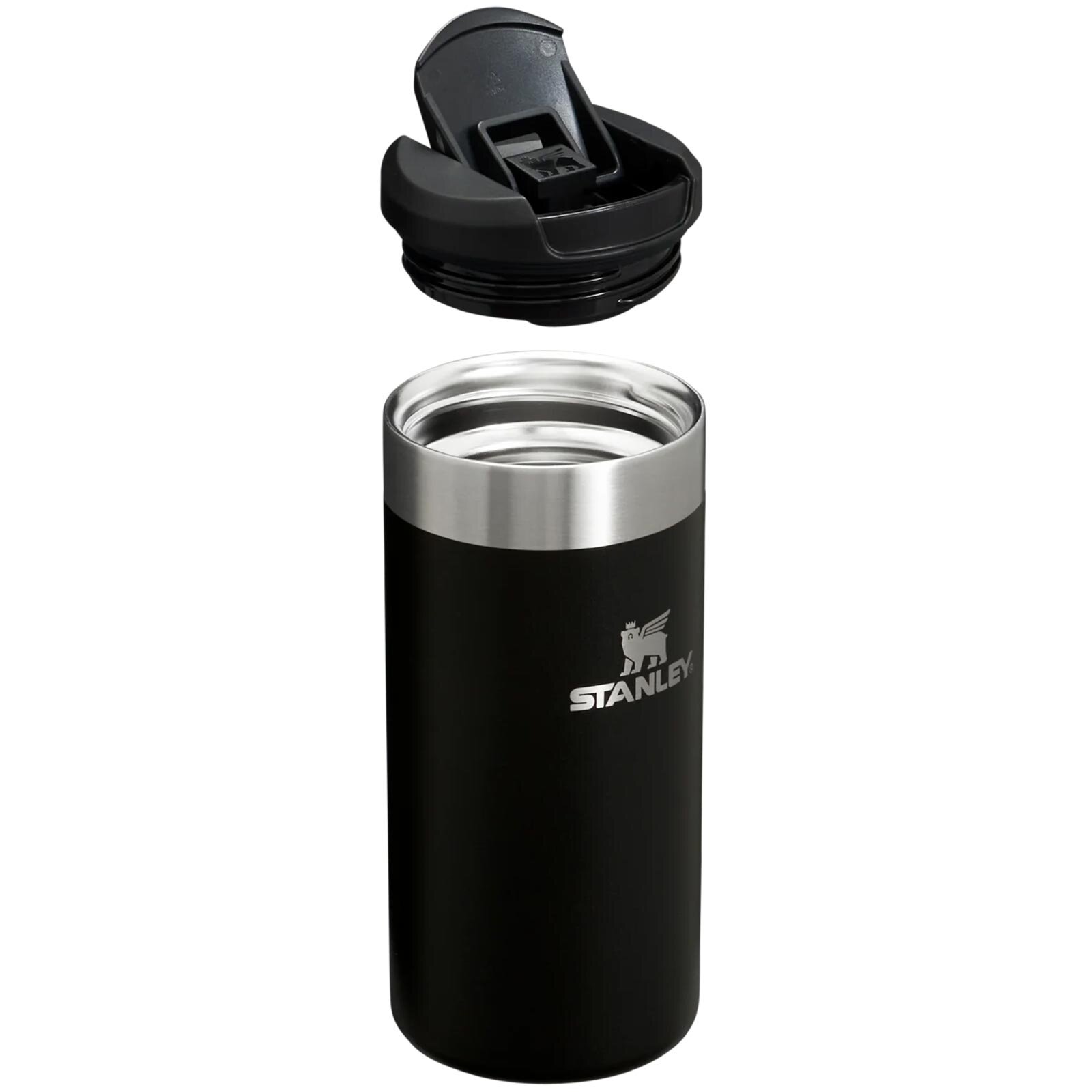 The AeroLight Transit Mug 0.35L / 12oz Black 2.0