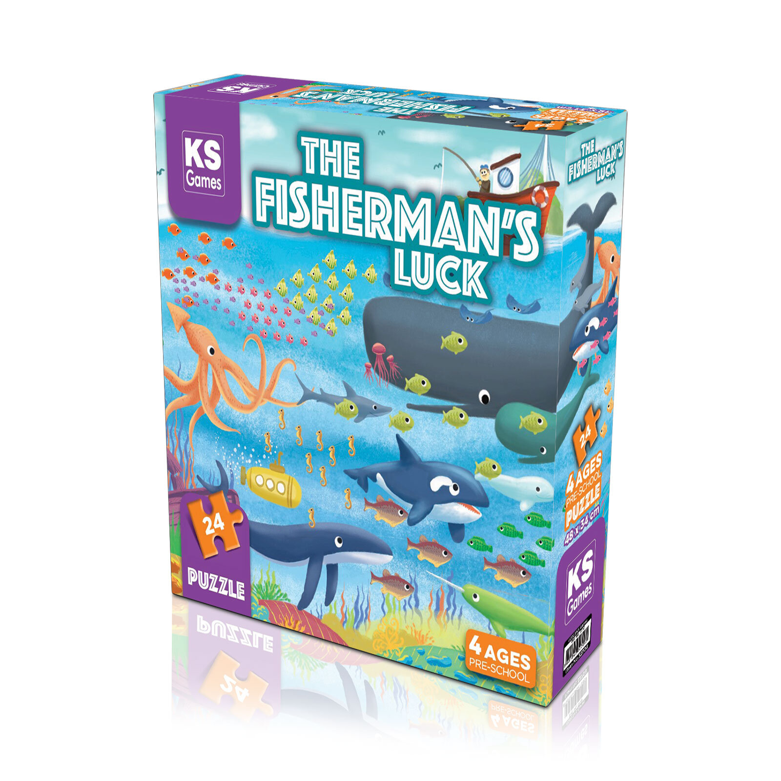 The Fisherman'S Luck 24 Parça Puzzle The Fisherman'S Luck 24 Parça Puzzle