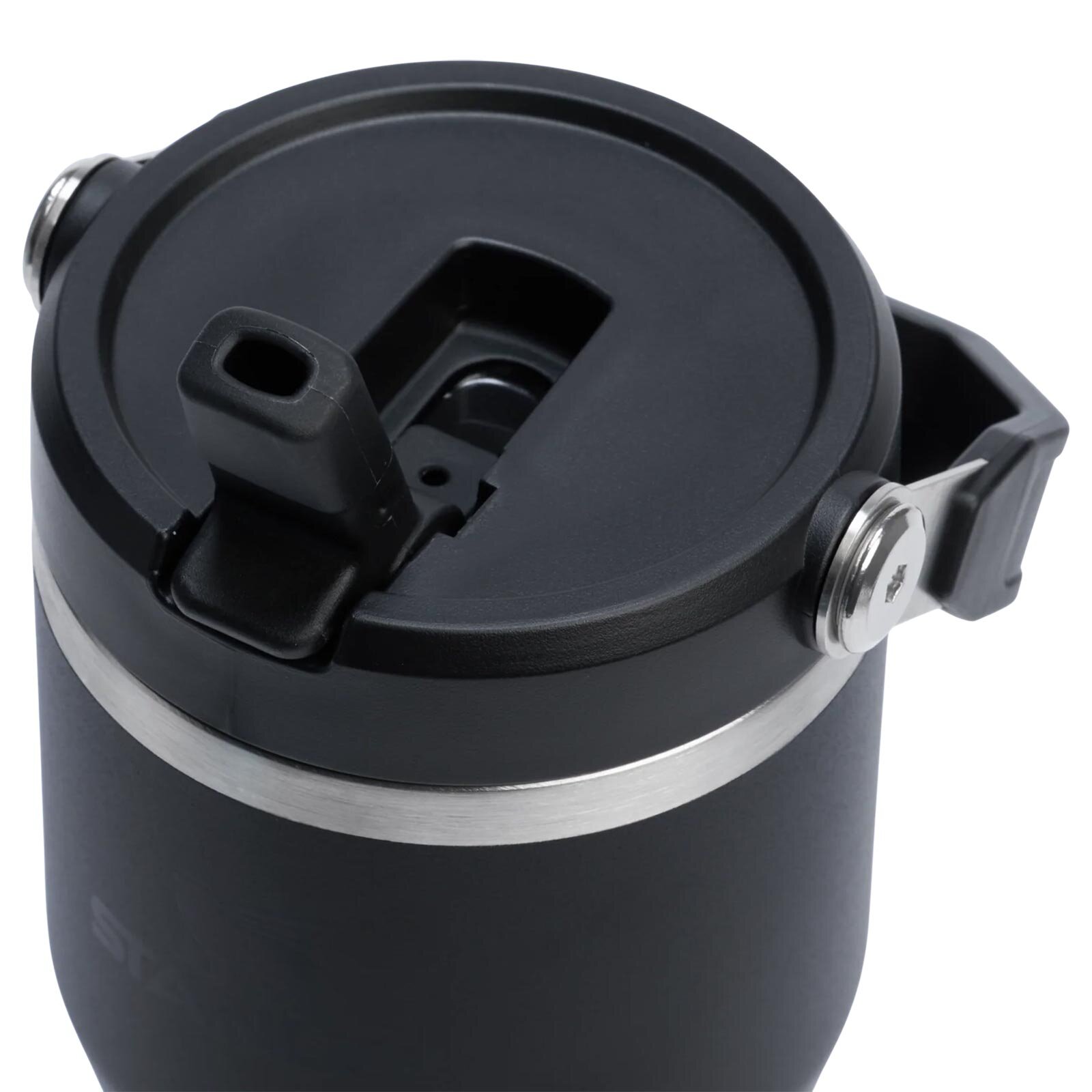 IceFlow Flip Straw Tumbler Pipetli Termos 0.6L / 20oz Black 2.0